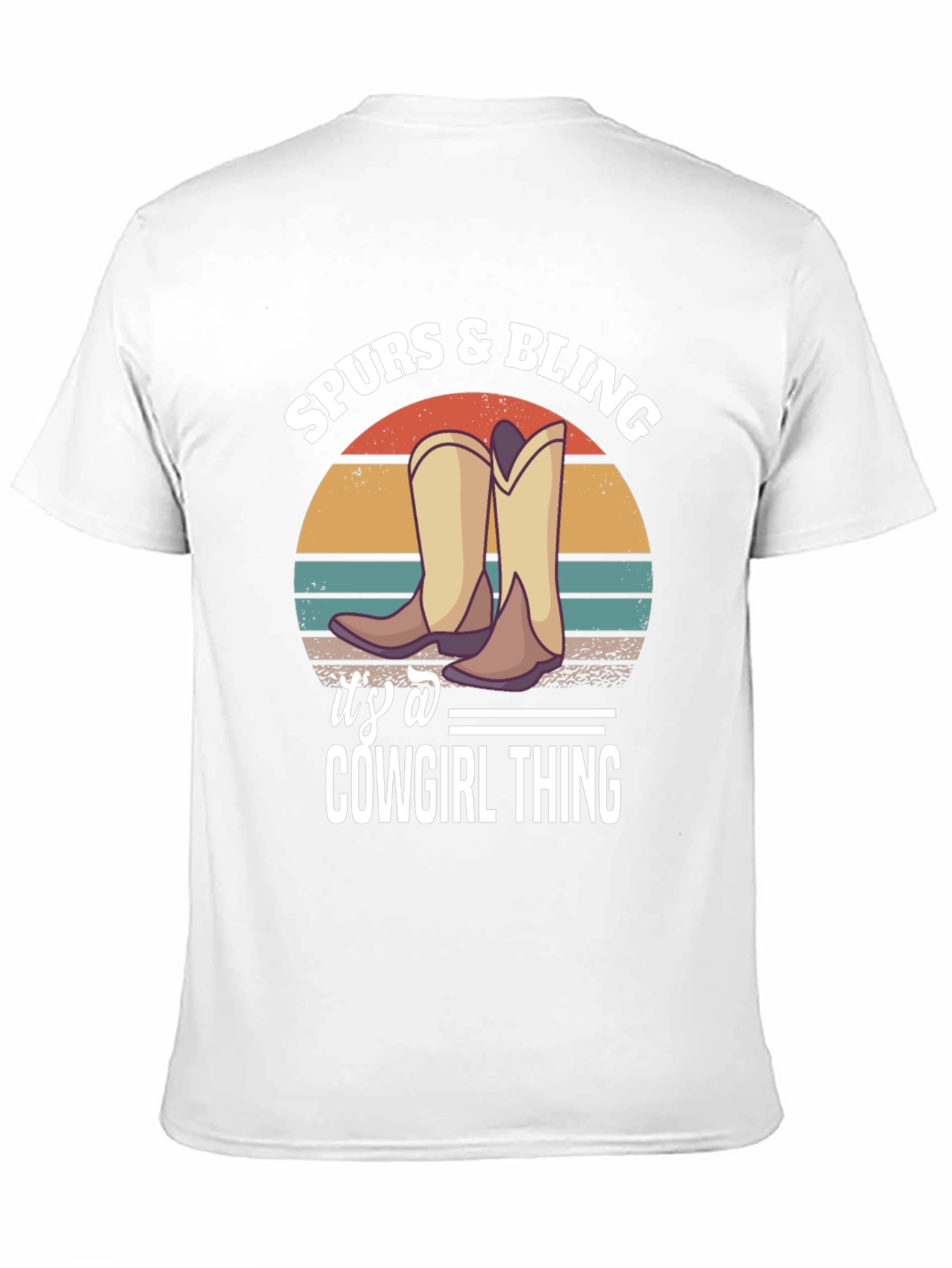 Spurs & Bling Cowgirl T-Shirt: Western Style