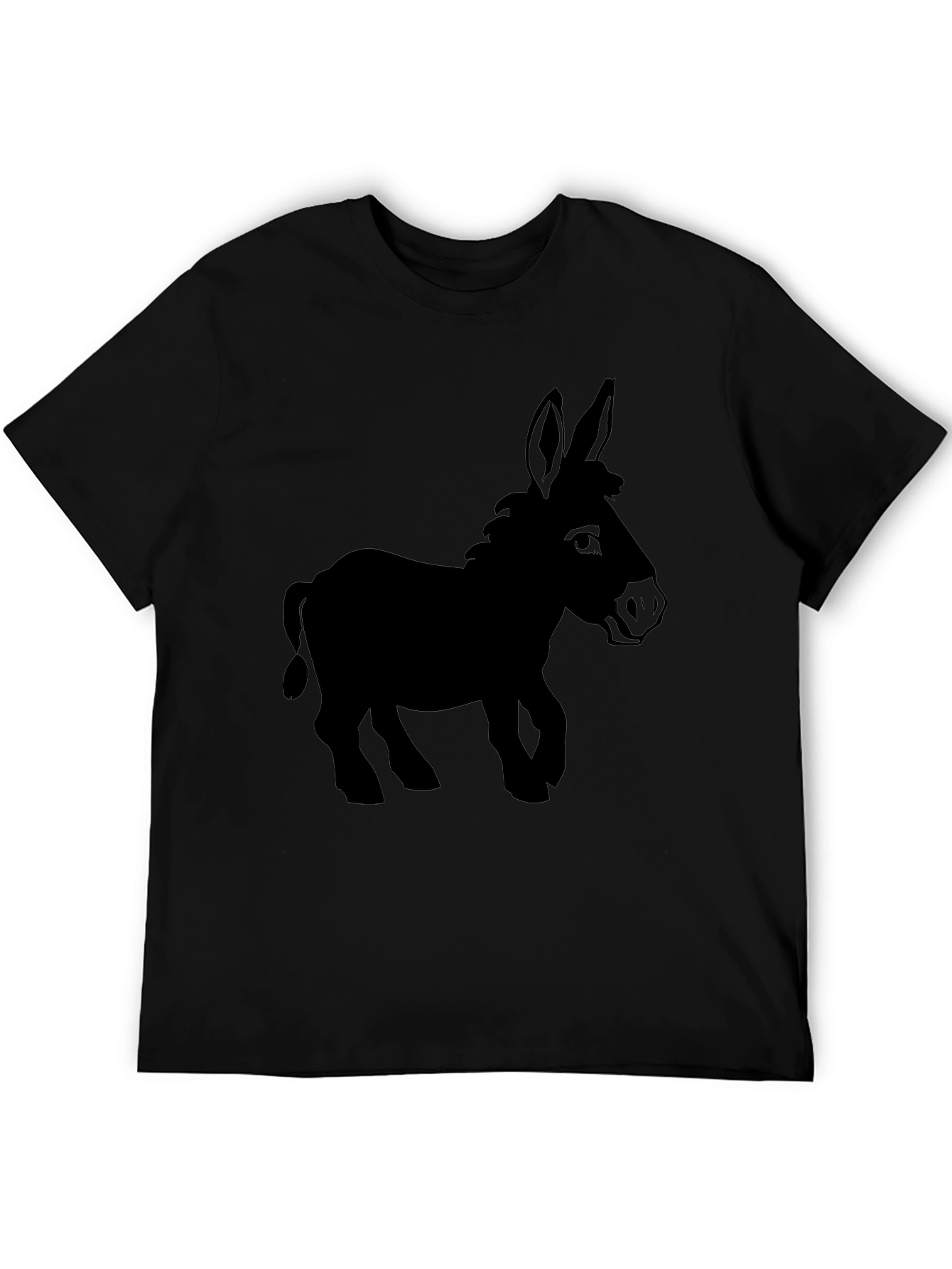Donkey Silhouette Graphic T-Shirt