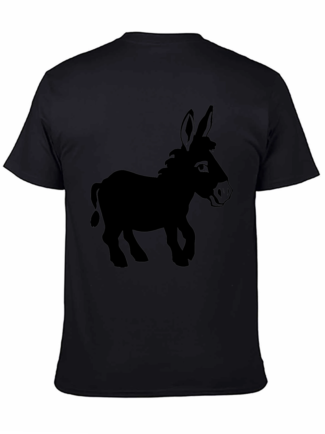 Donkey Silhouette Graphic T-Shirt