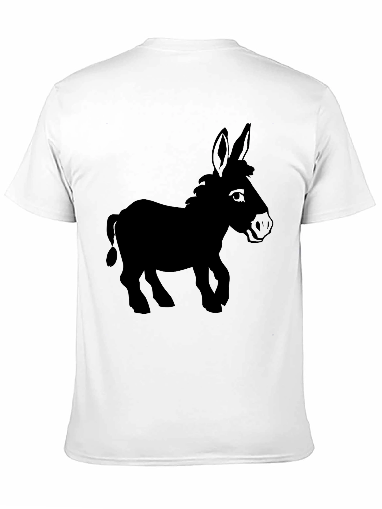 Donkey Silhouette Graphic T-Shirt
