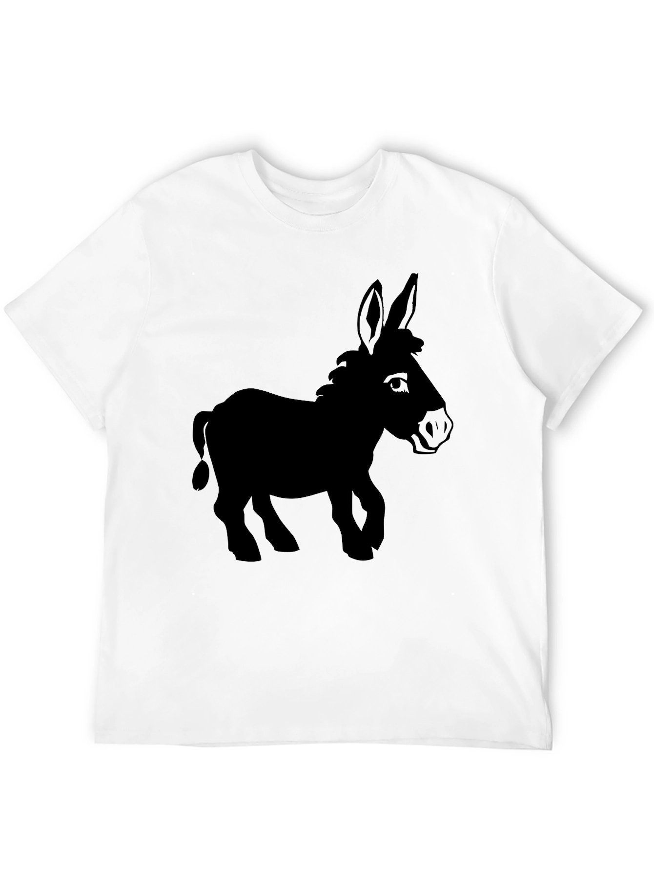 Donkey Silhouette Graphic T-Shirt