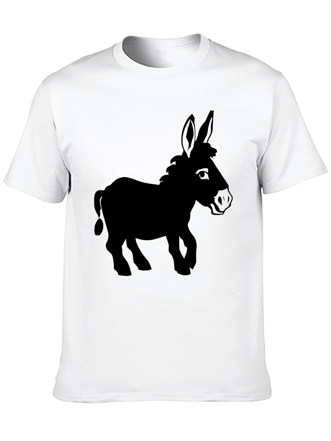 Donkey Silhouette Graphic T-Shirt