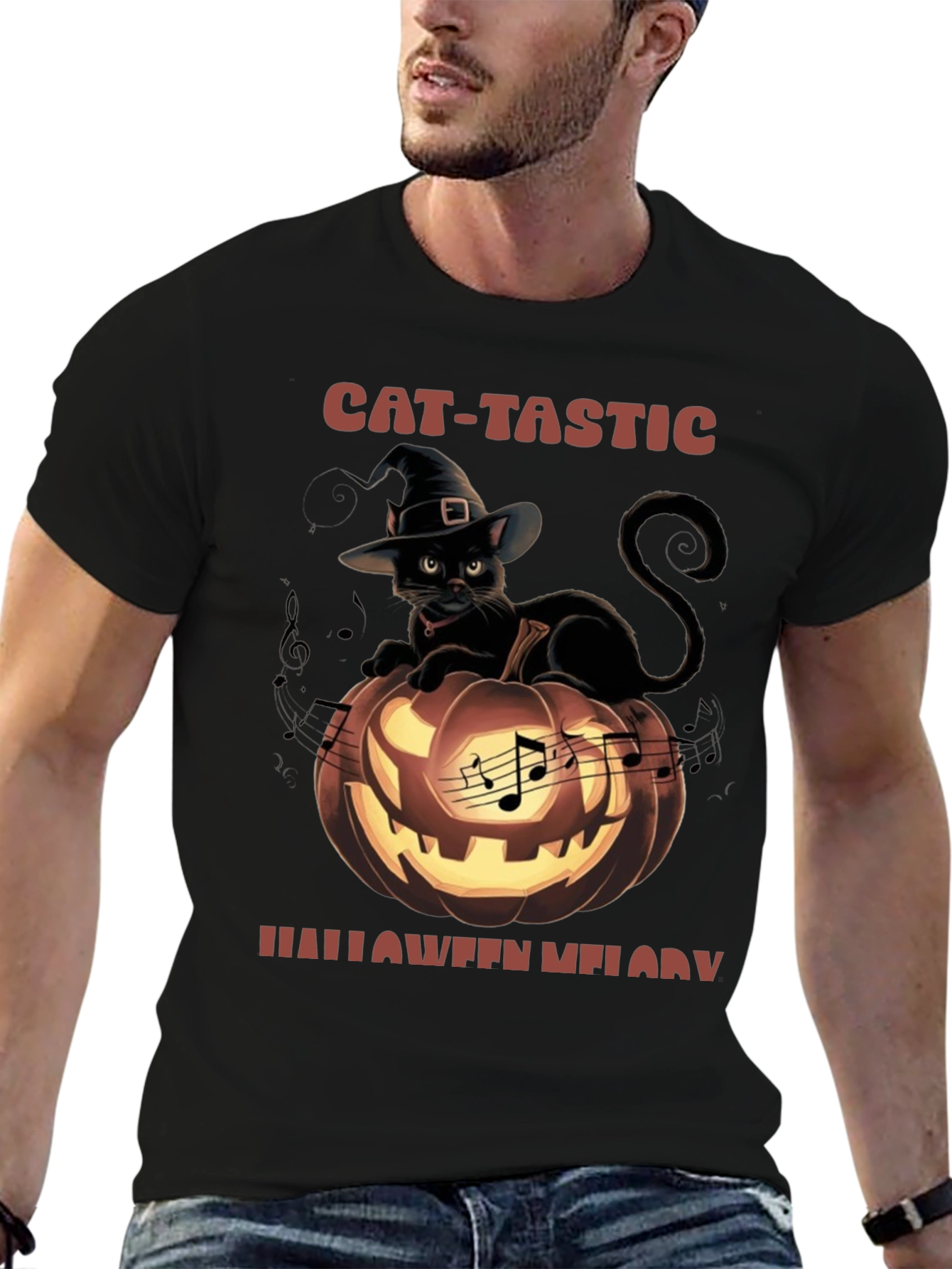 Cat-Tastic Halloween Melody T-Shirt