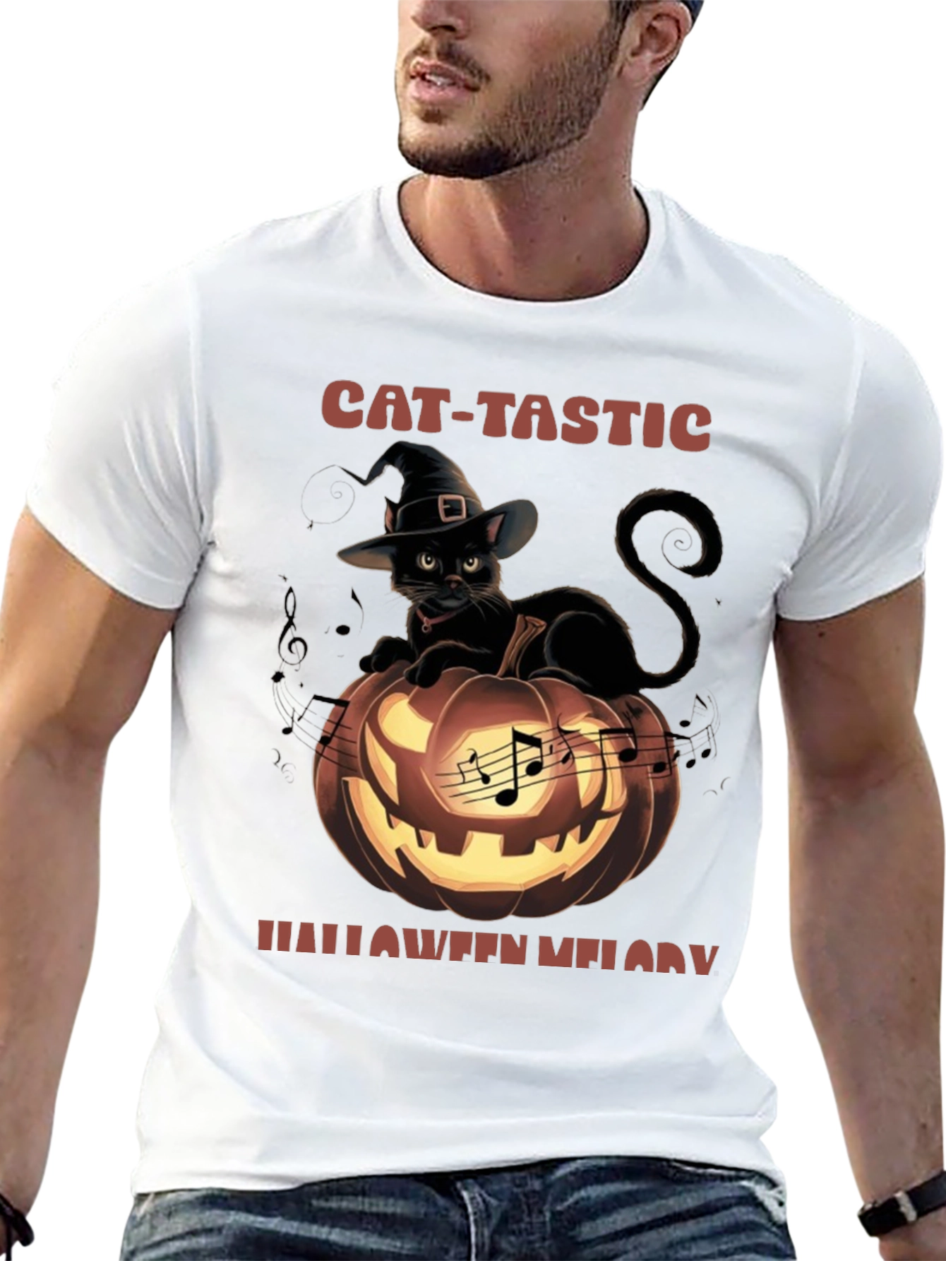 Cat-Tastic Halloween Melody T-Shirt