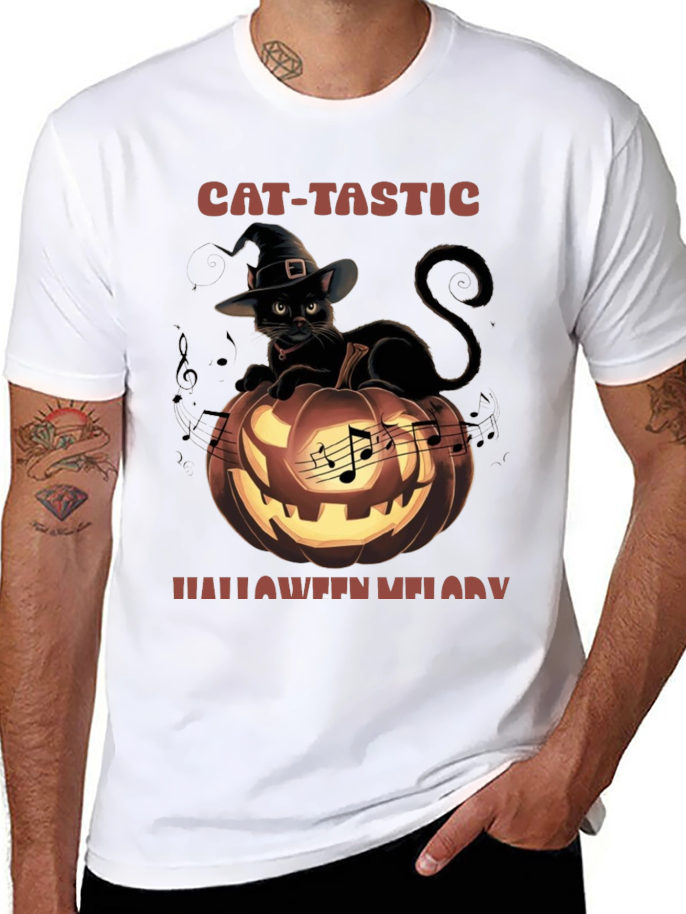 Cat-Tastic Halloween Melody T-Shirt
