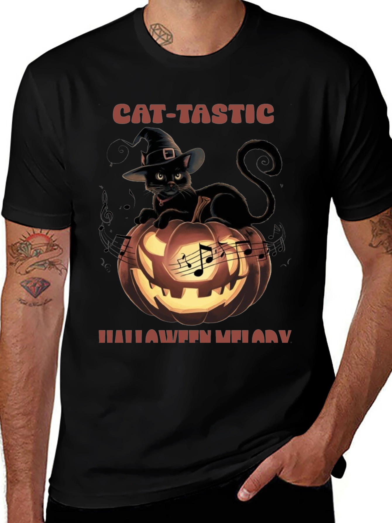 Cat-Tastic Halloween Melody T-Shirt