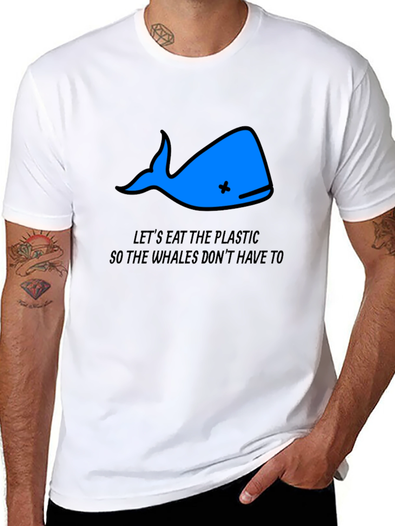 Eat the Plastic Whale Awareness Tee