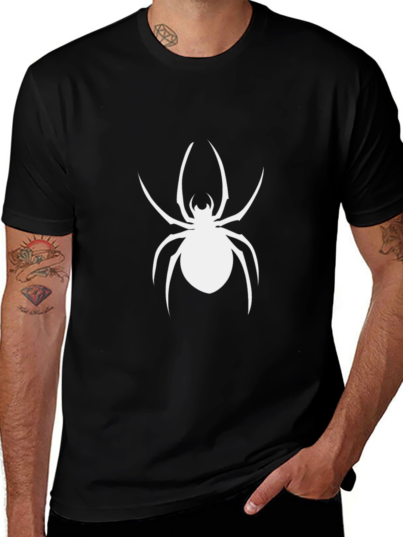 Spider Graphic Black T-Shirt