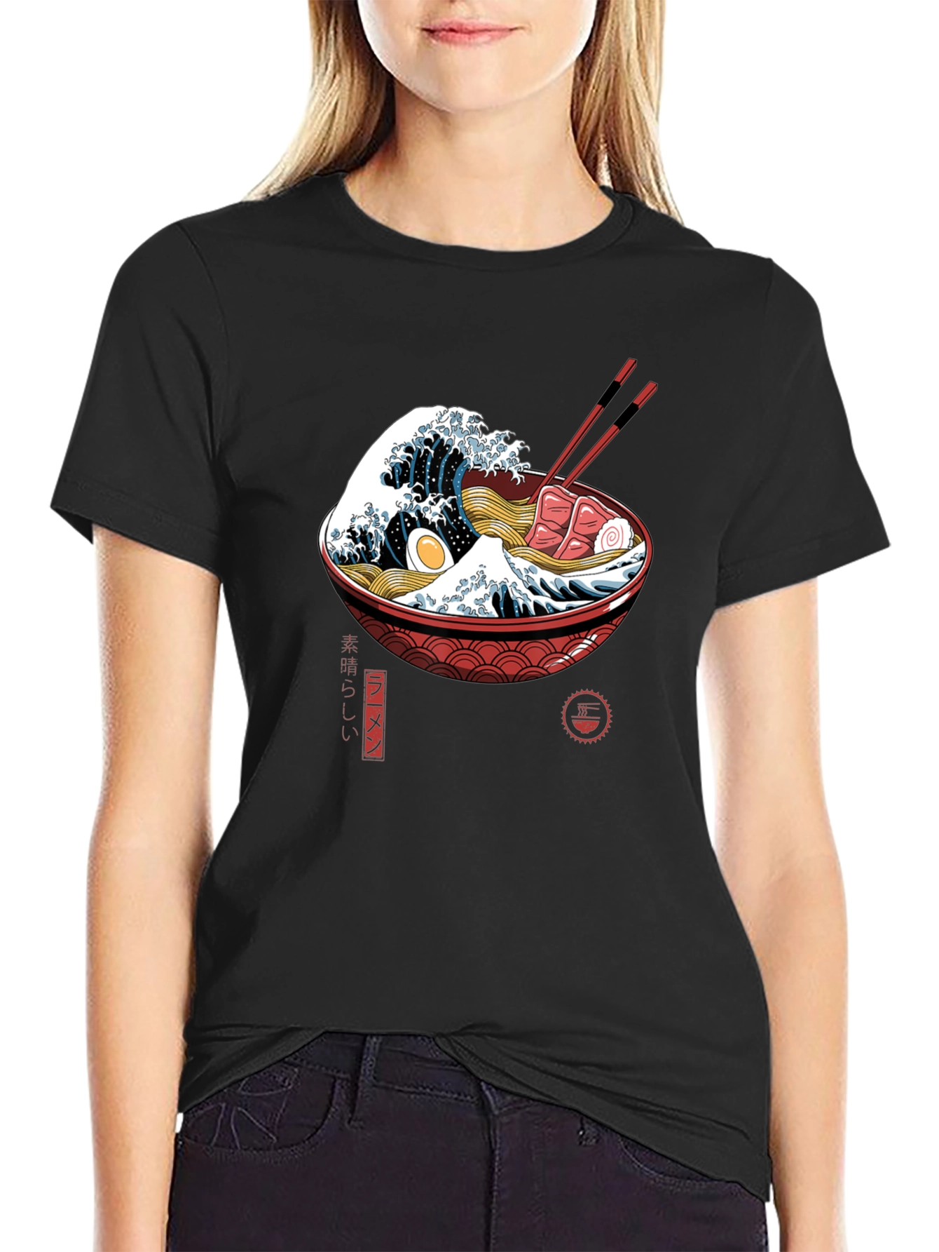 Ramen Wave Graphic Tee - Unique Japanese Inspired T-Shirt