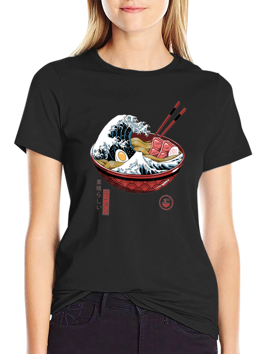 Ramen Wave Graphic Tee - Unique Japanese Inspired T-Shirt