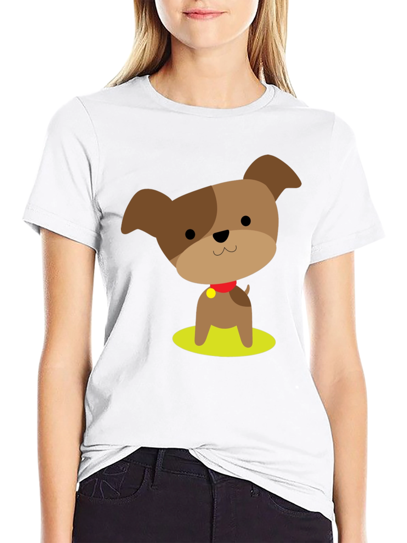 Cute Cartoon Dog Graphic Tee