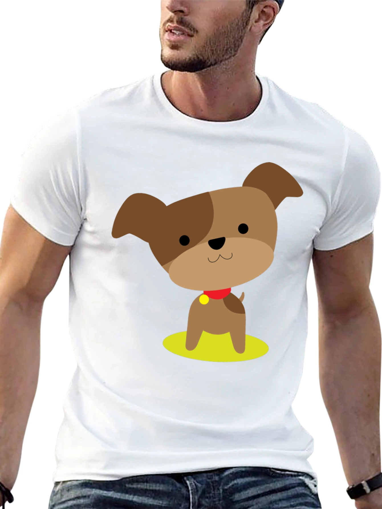 Cute Cartoon Dog Graphic Tee