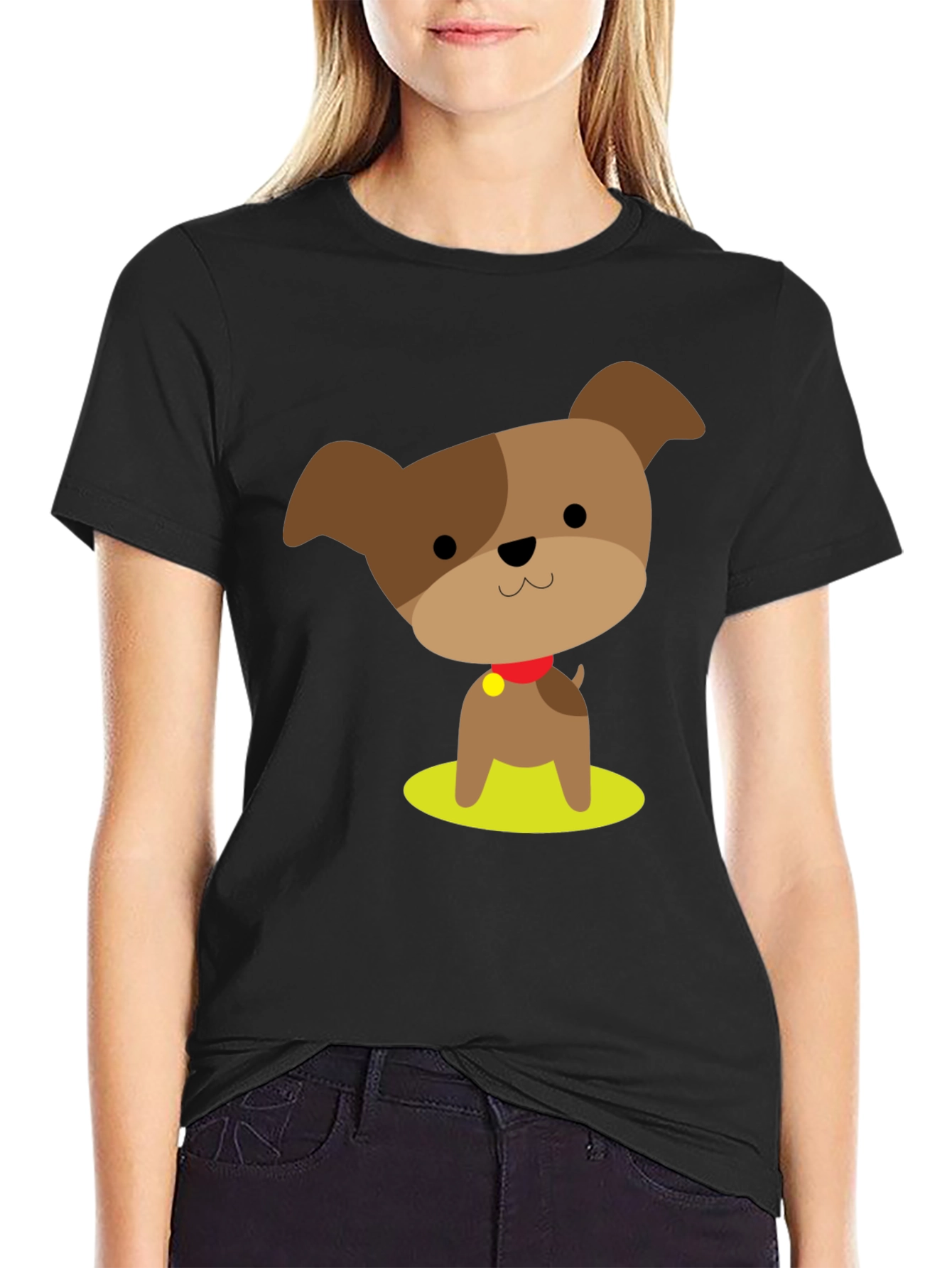 Cute Cartoon Dog Graphic Tee