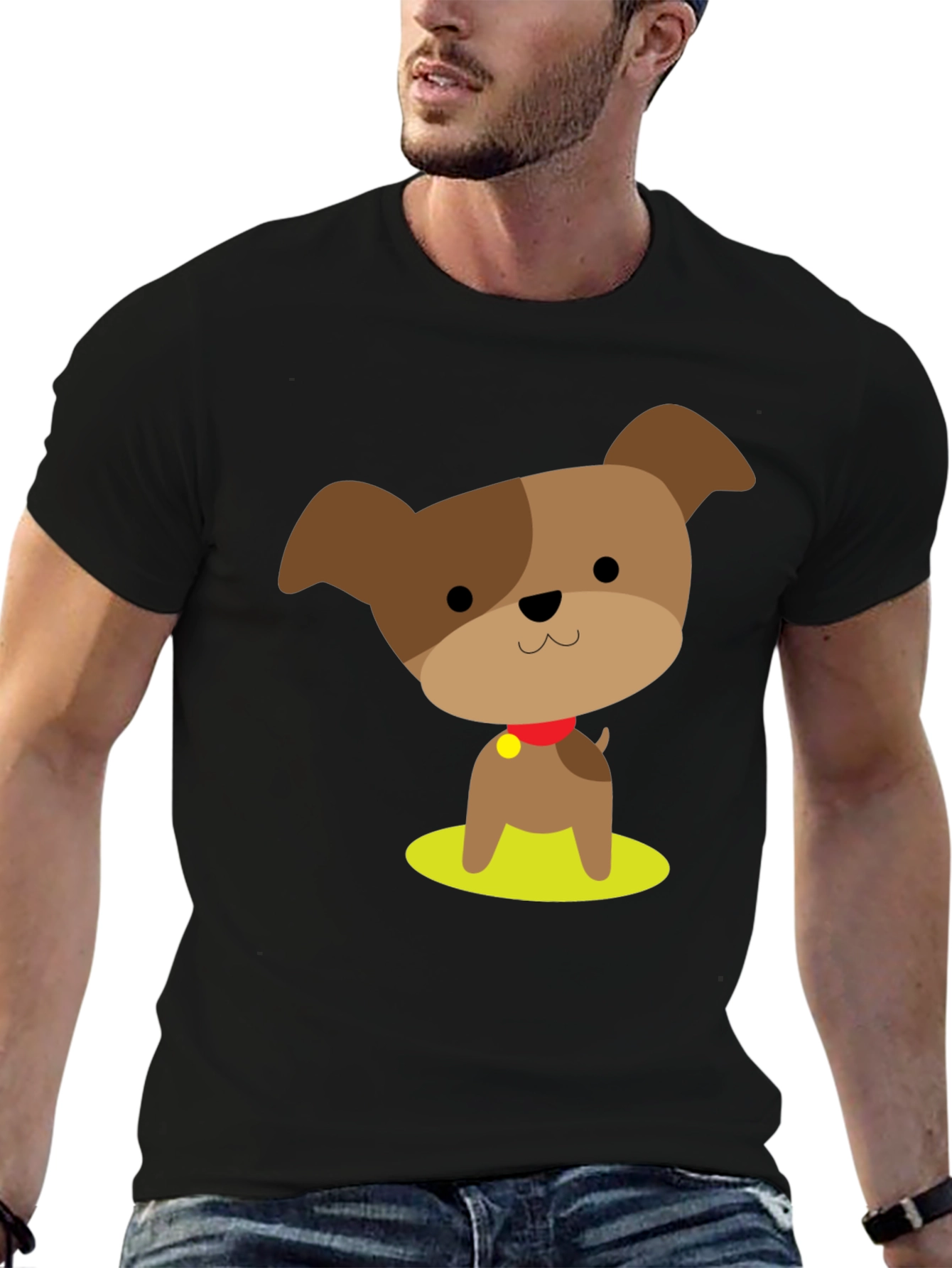Cute Cartoon Dog Graphic Tee