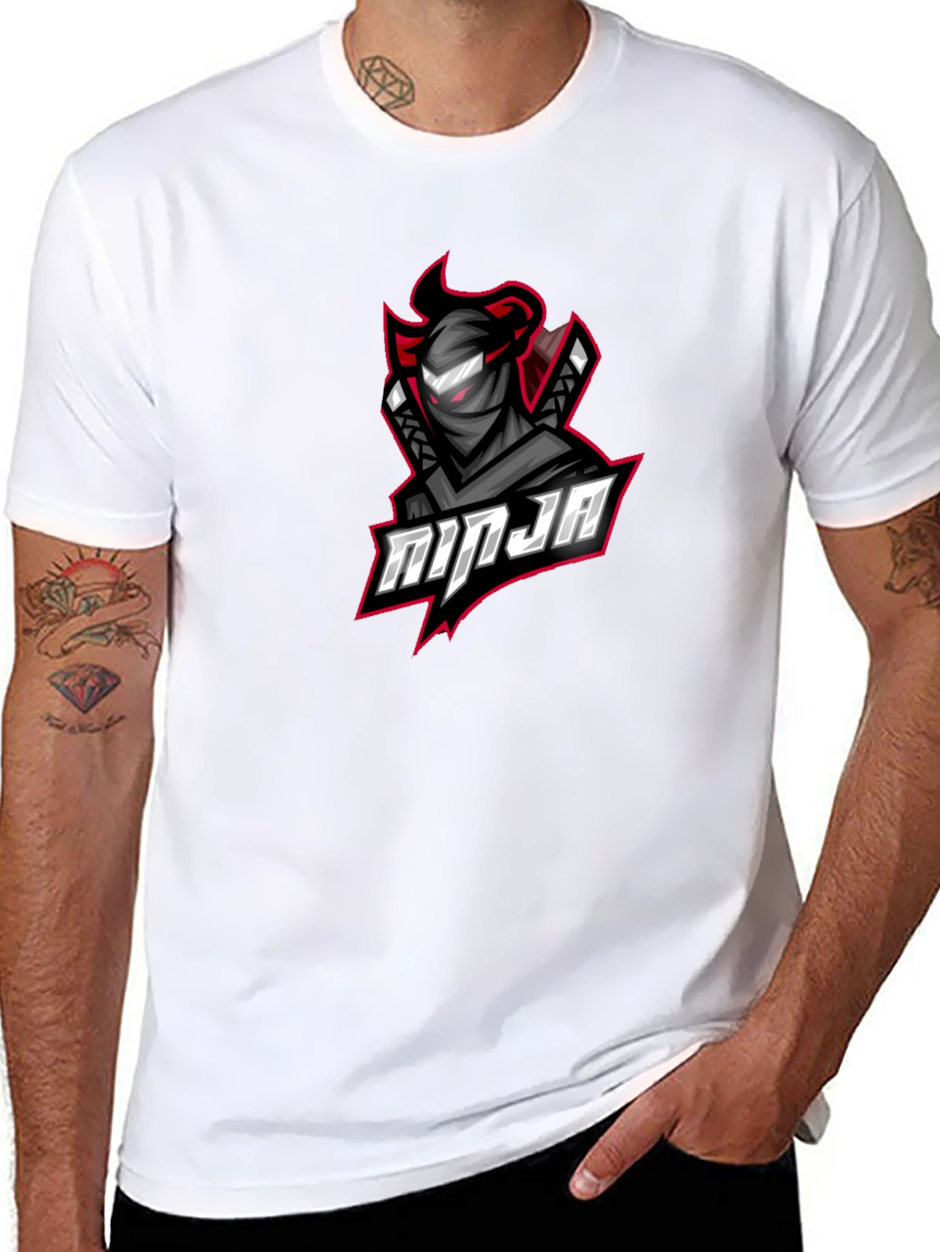 Ninja Graphic Tee - Stealth Style Cotton T-Shirt