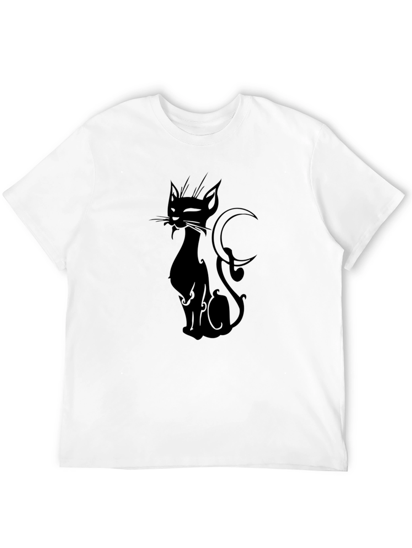 Black Cat Graphic T-Shirt - Stylish & Unique Design