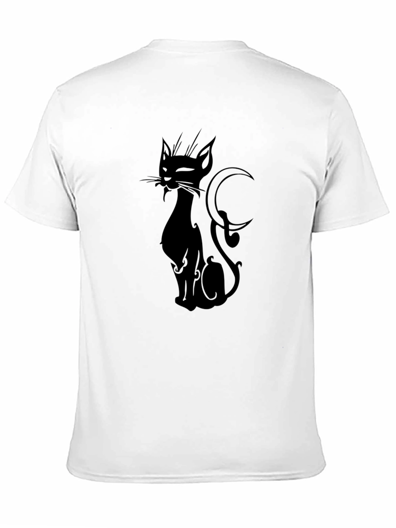 Black Cat Graphic T-Shirt - Stylish & Unique Design
