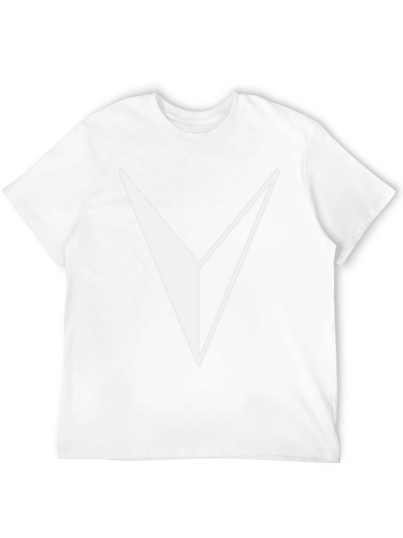 Modern Geometric Arrow T-Shirt - Black