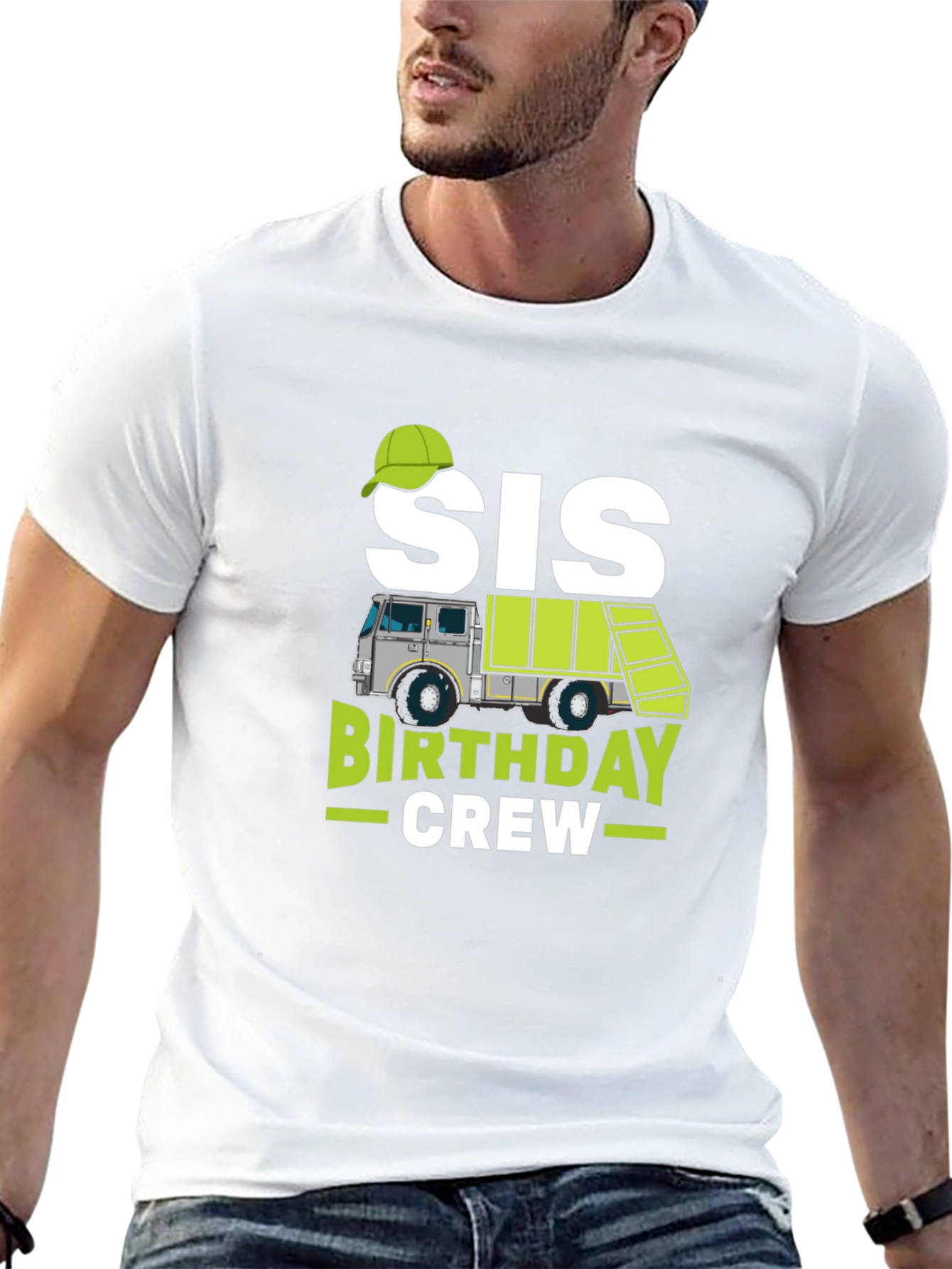 Sis Birthday Crew Garbage Truck T-Shirt