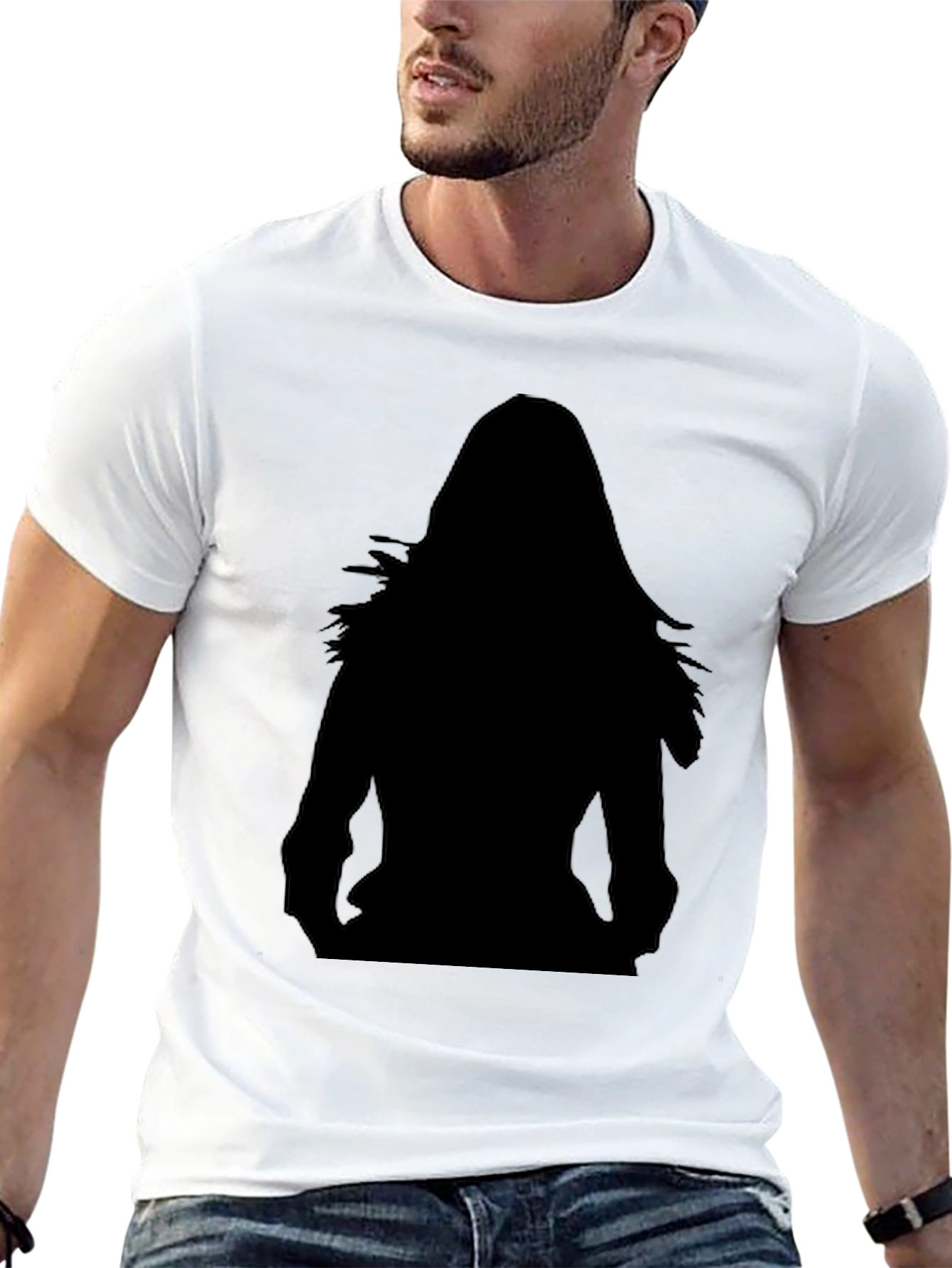 Silhouette Graphic Tee - Classic Black Unisex Shirt