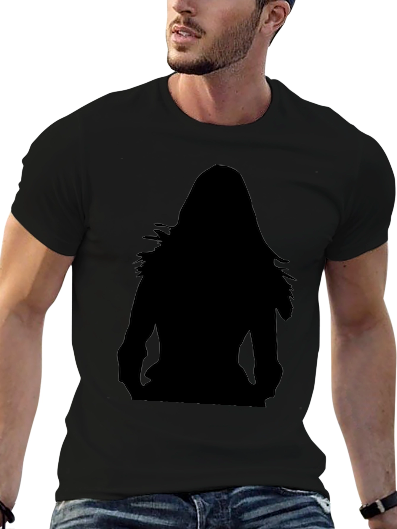 Silhouette Graphic Tee - Classic Black Unisex Shirt