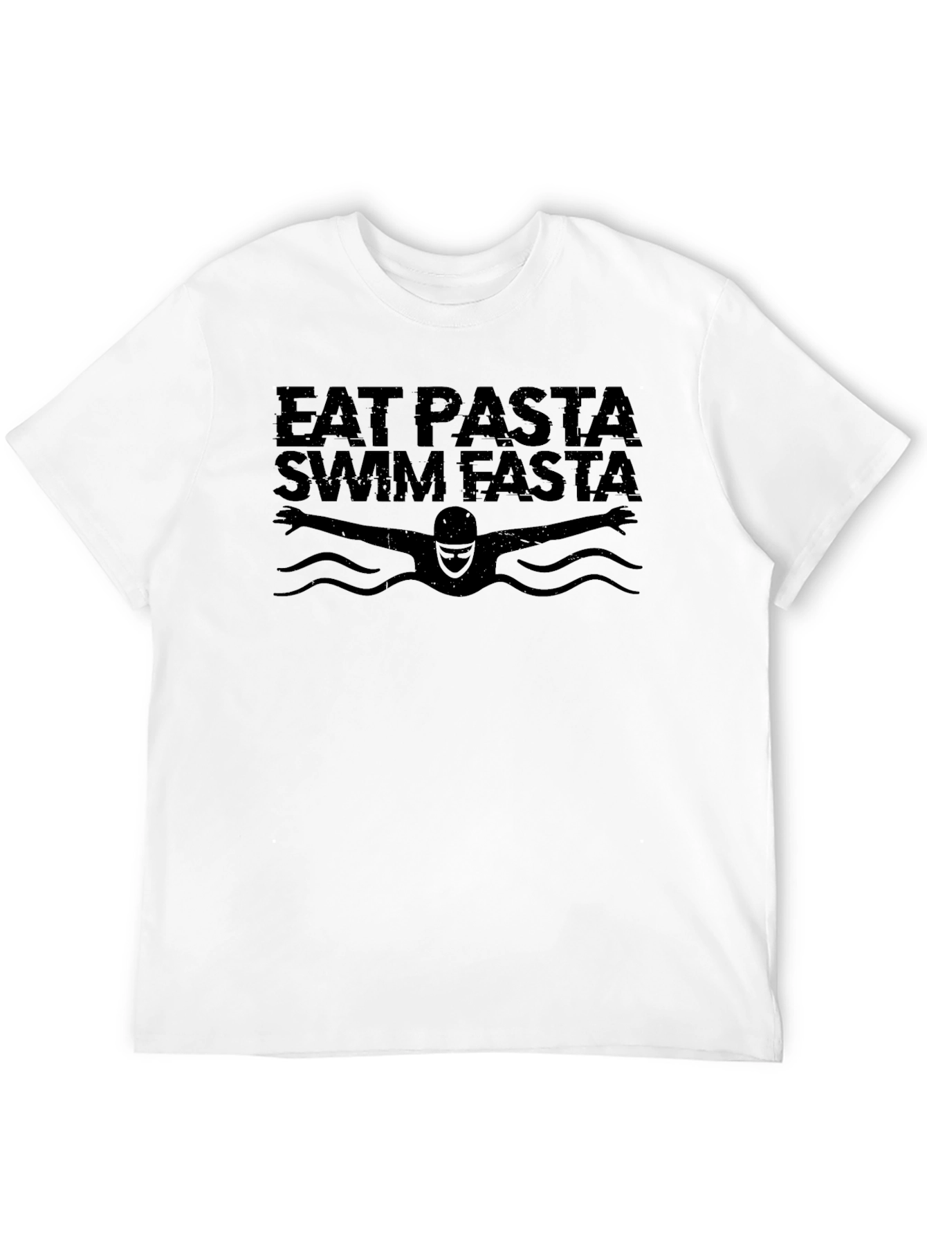 Eat Pasta Swim Fasta Graphic T-Shirt