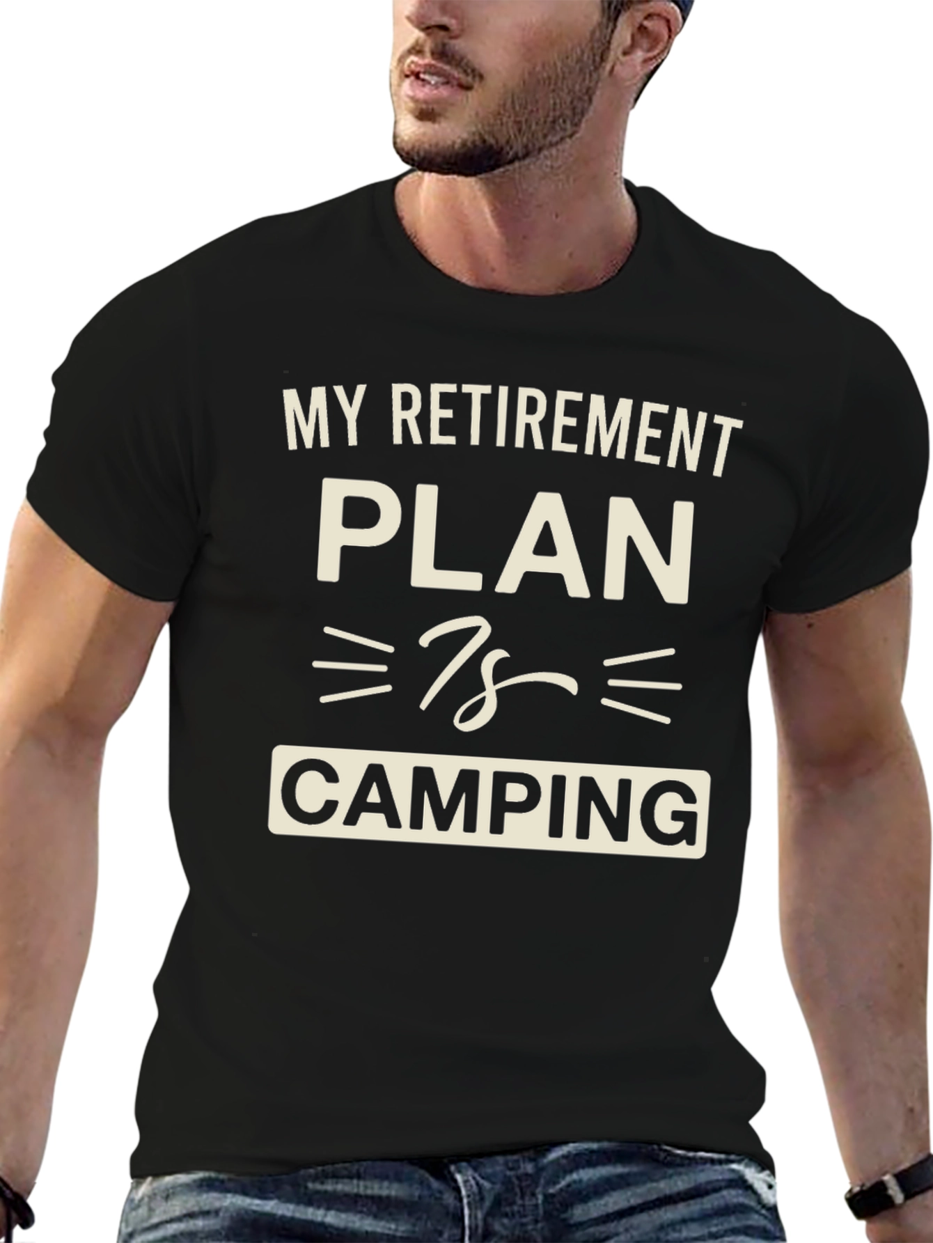Retirement Plan Camping Graphic T-Shirt