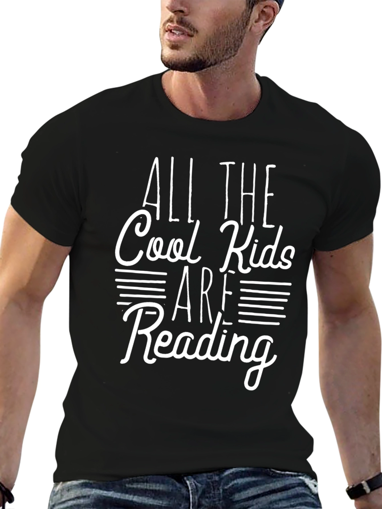Cool Kids Are Reading Black T-Shirt