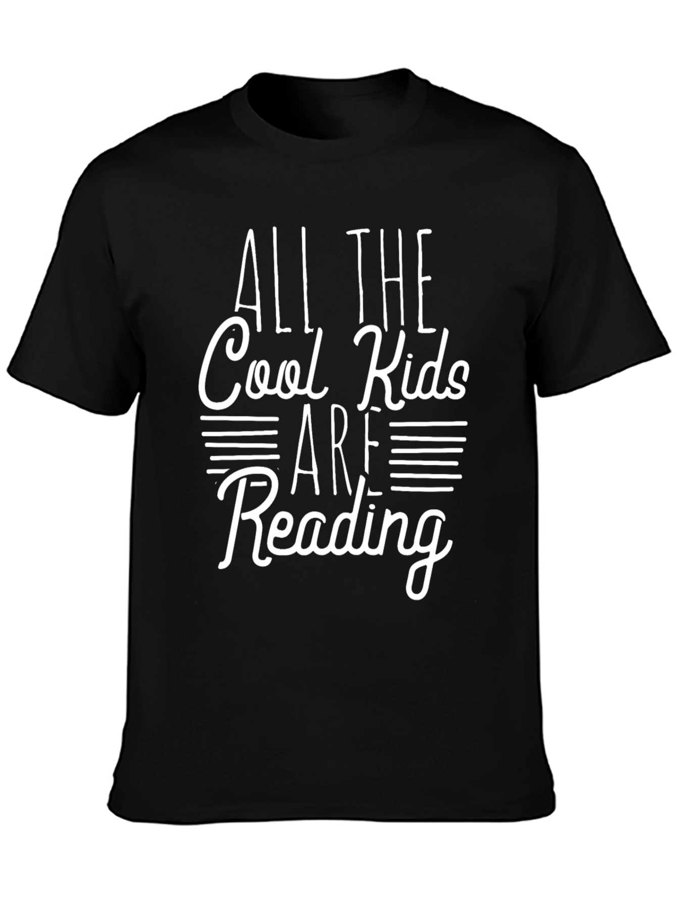 Cool Kids Are Reading Black T-Shirt