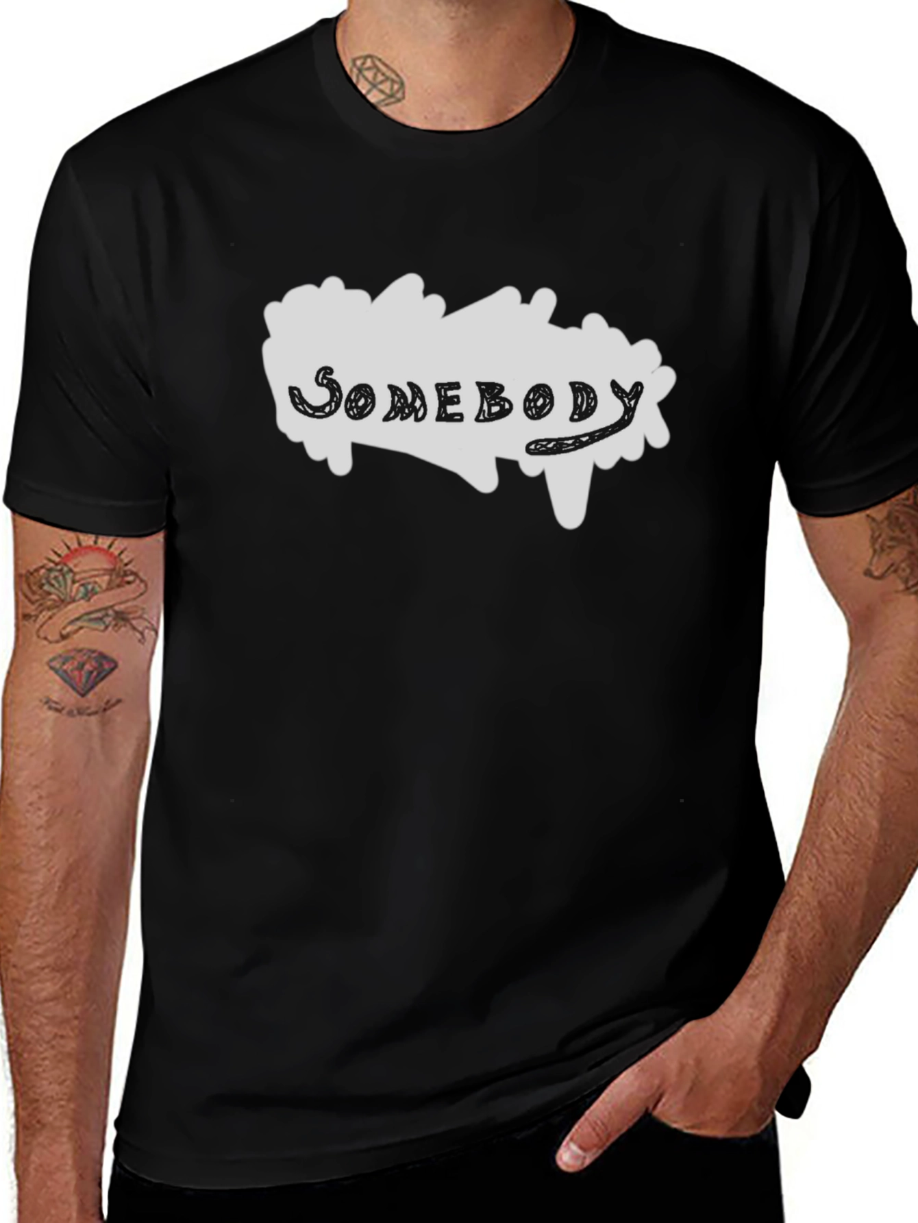 Somebody T-Shirt - Stylish Graphic Tee