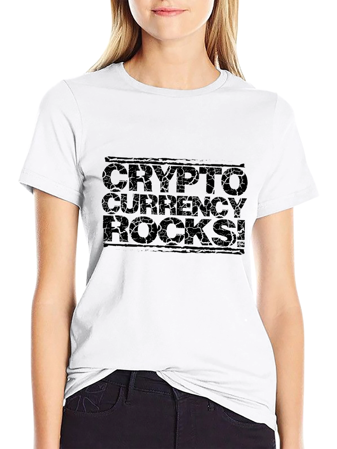 Crypto Currency Rocks T-Shirt - Black