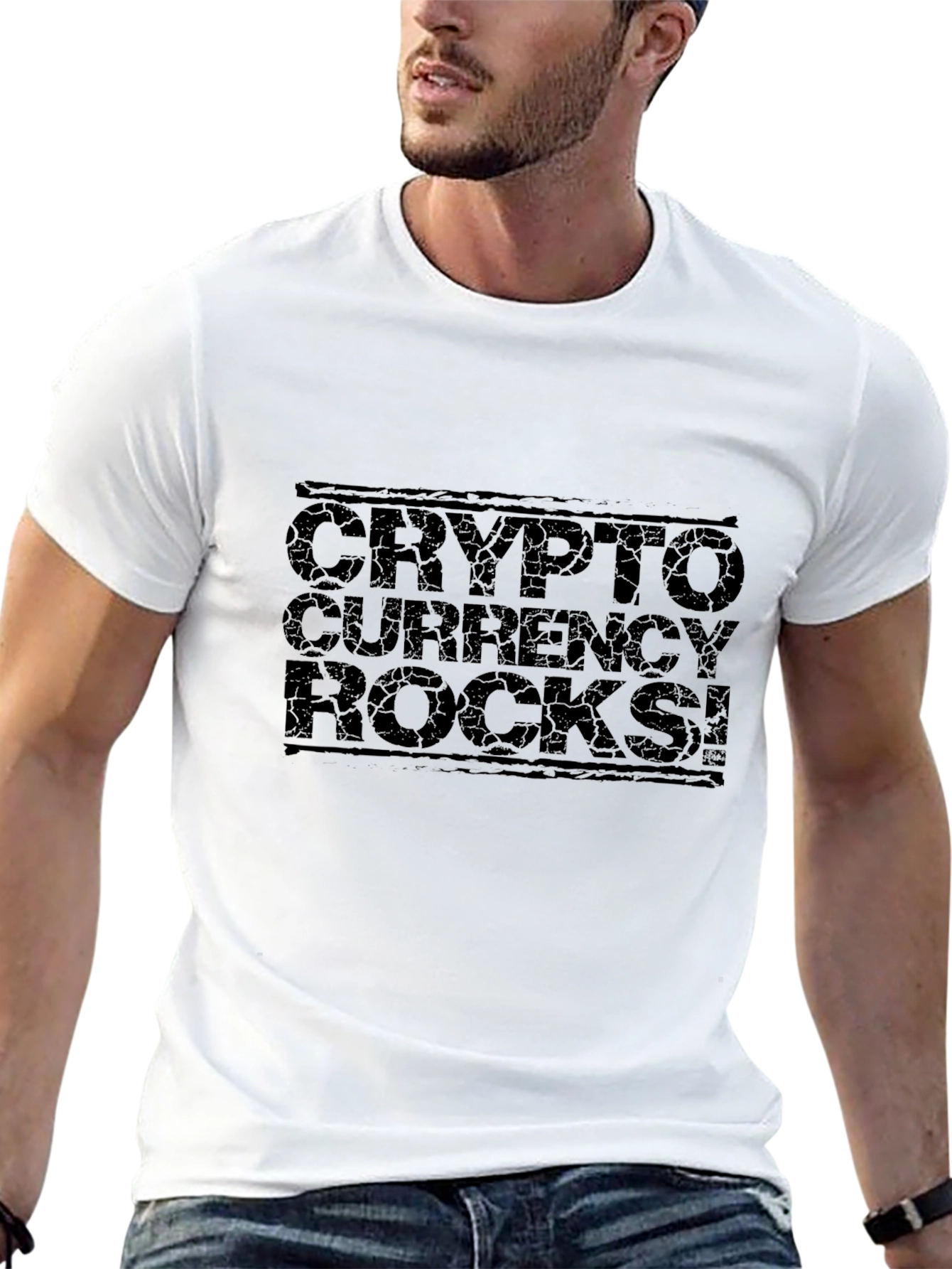 Crypto Currency Rocks T-Shirt - Black