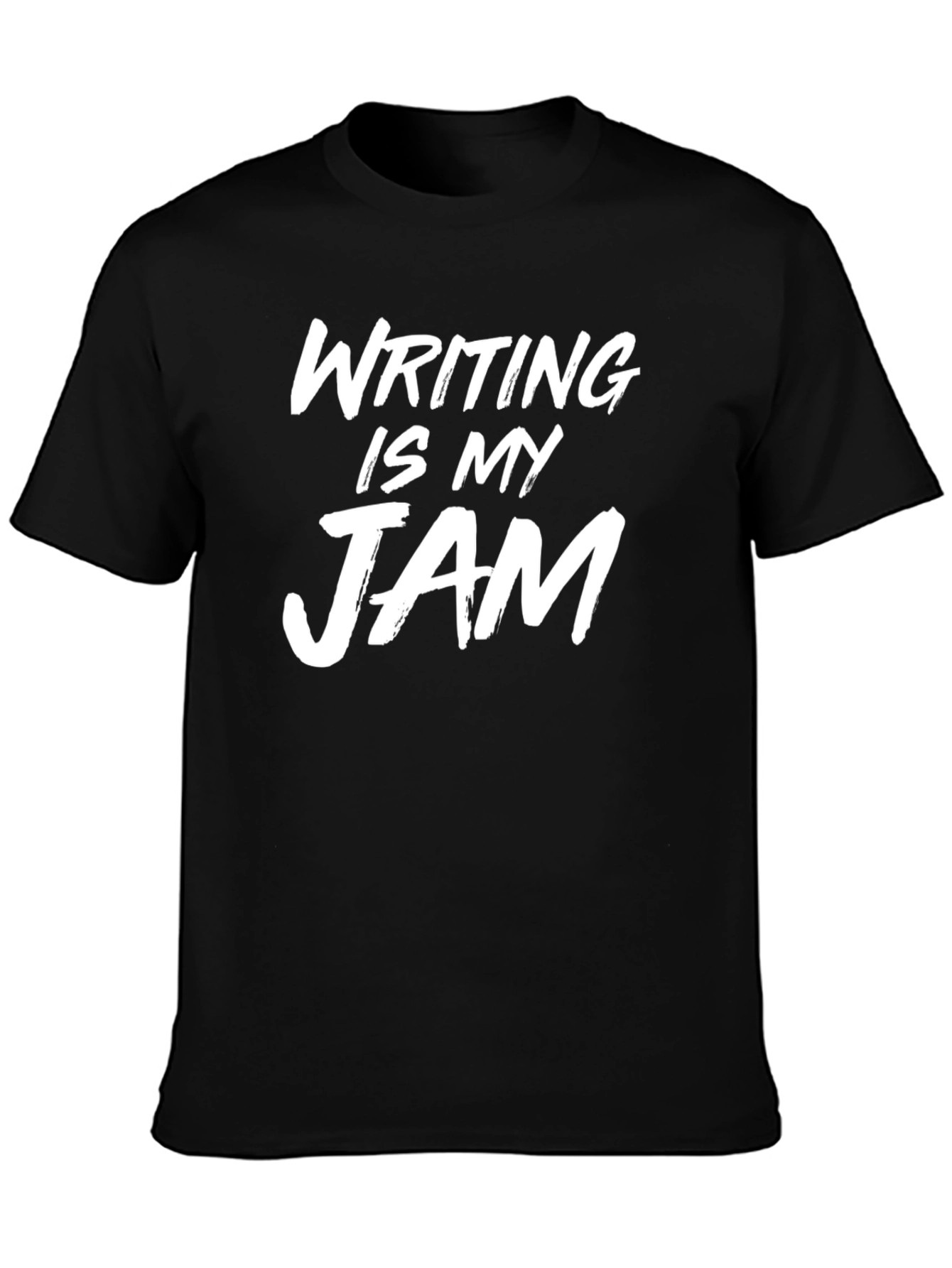 Writing Is My Jam Black T-Shirt