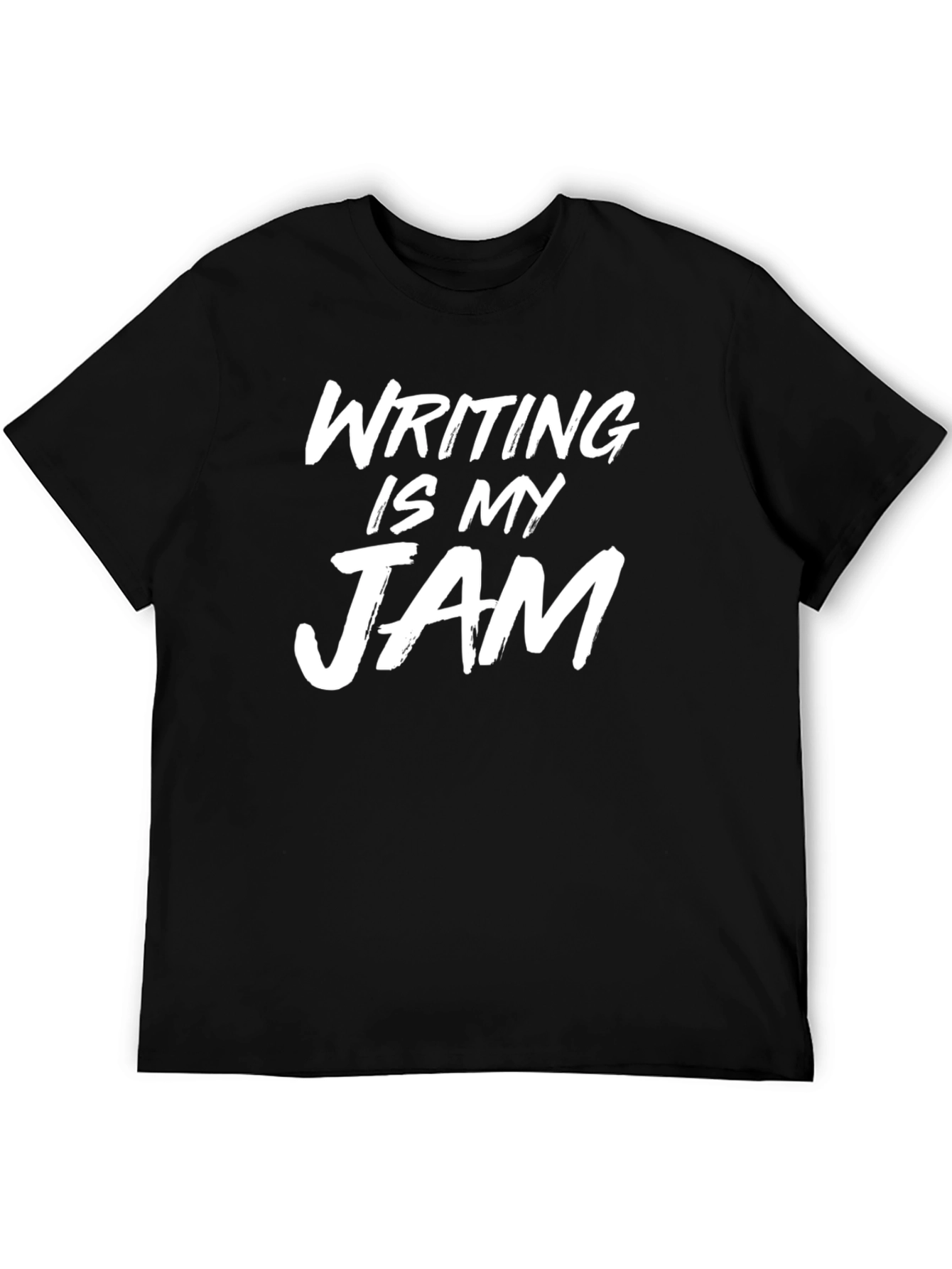 Writing Is My Jam Black T-Shirt