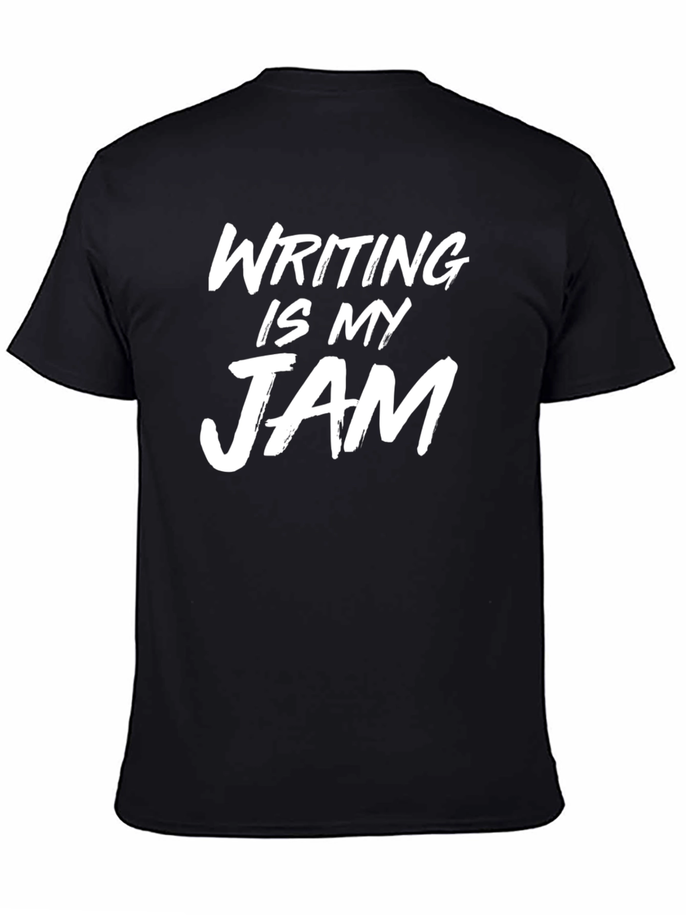 Writing Is My Jam Black T-Shirt