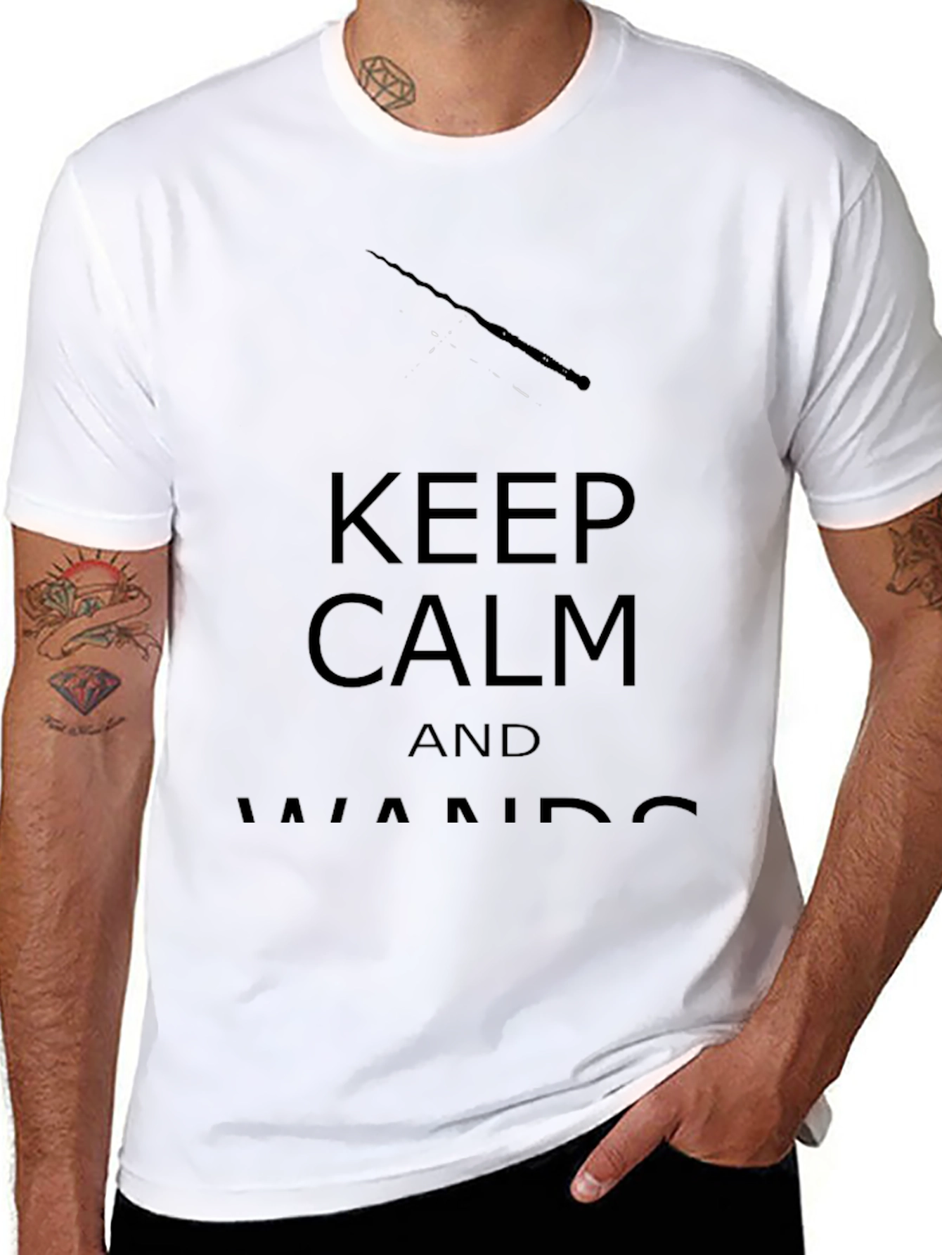 Keep Calm and Wands Up T-Shirt
