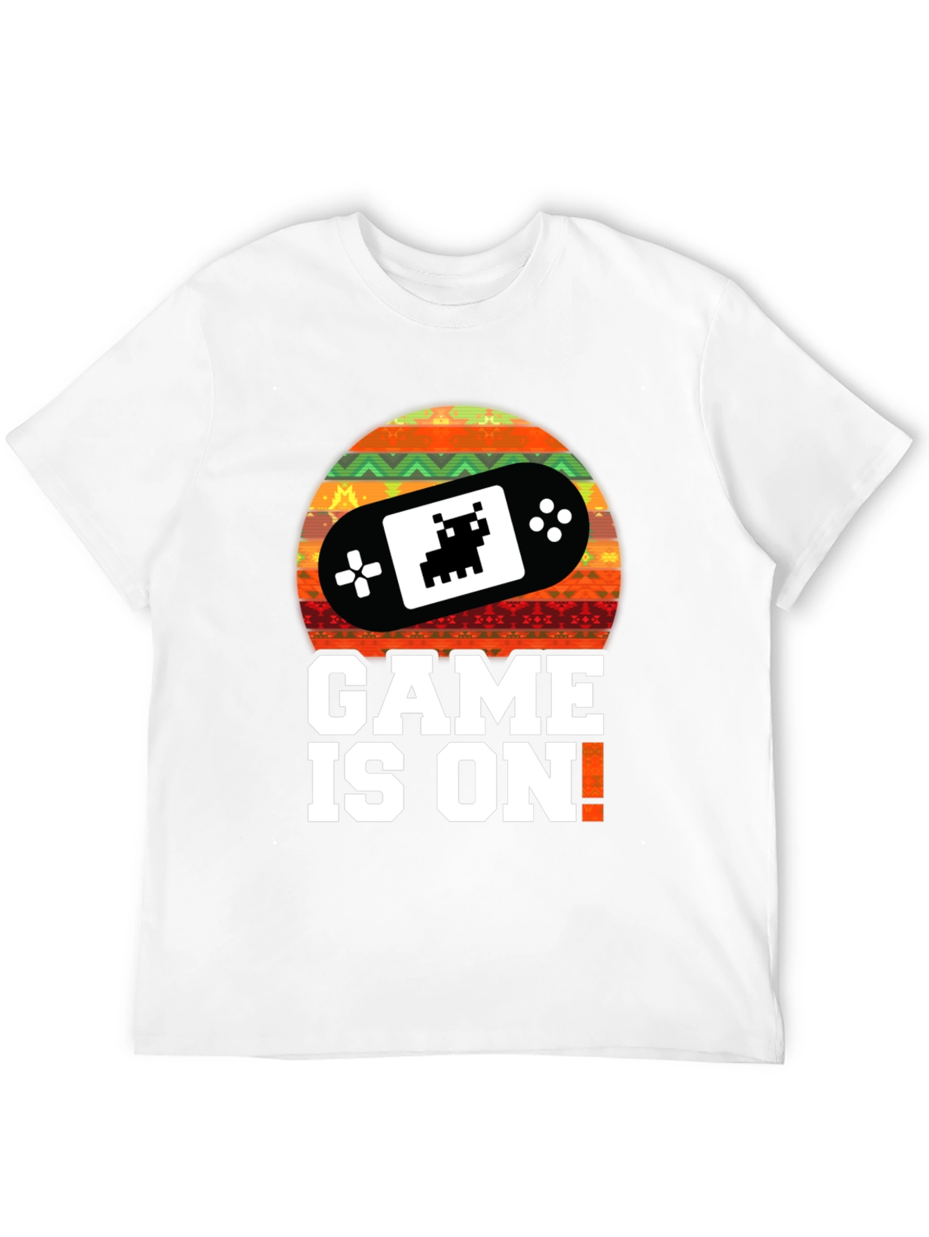 Game On! Retro Gamer T-Shirt - Black