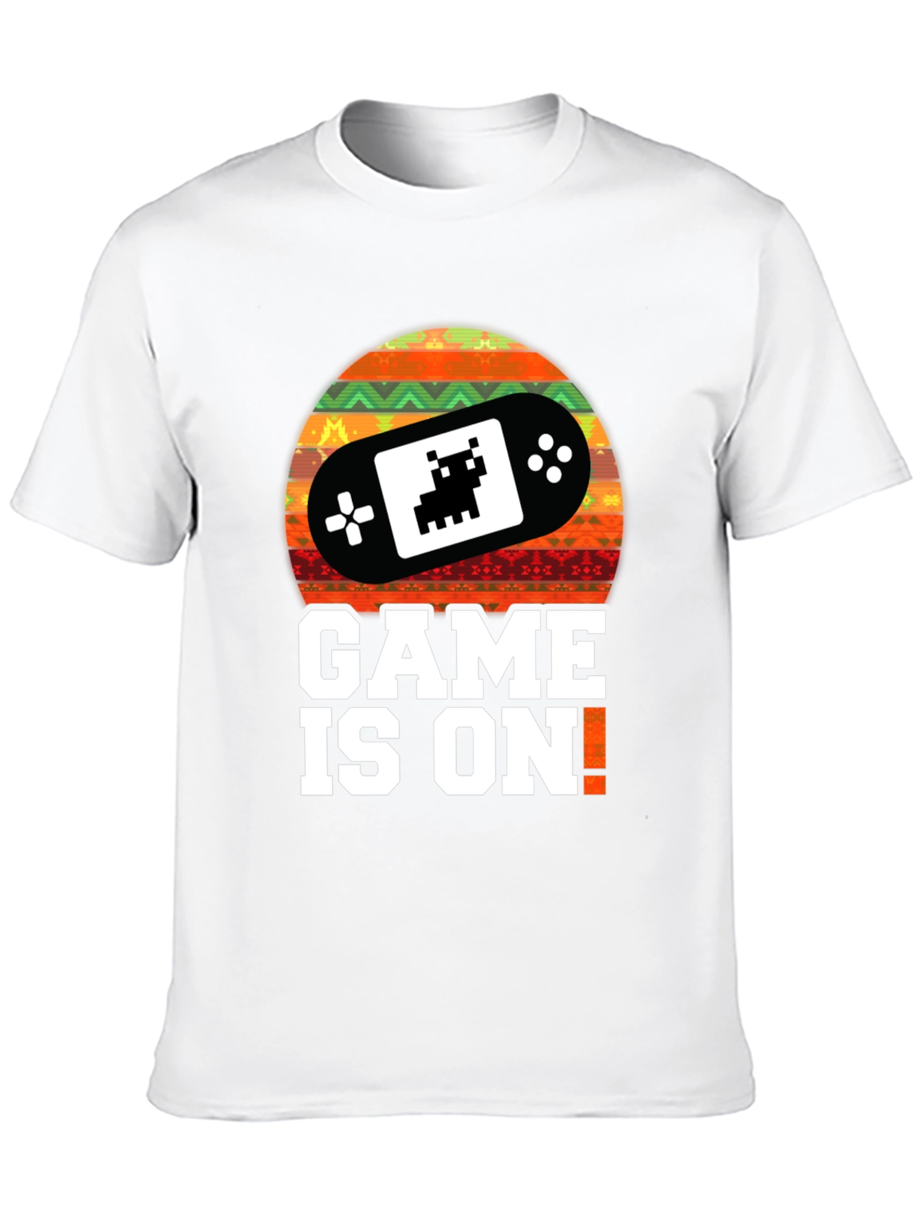 Game On! Retro Gamer T-Shirt - Black