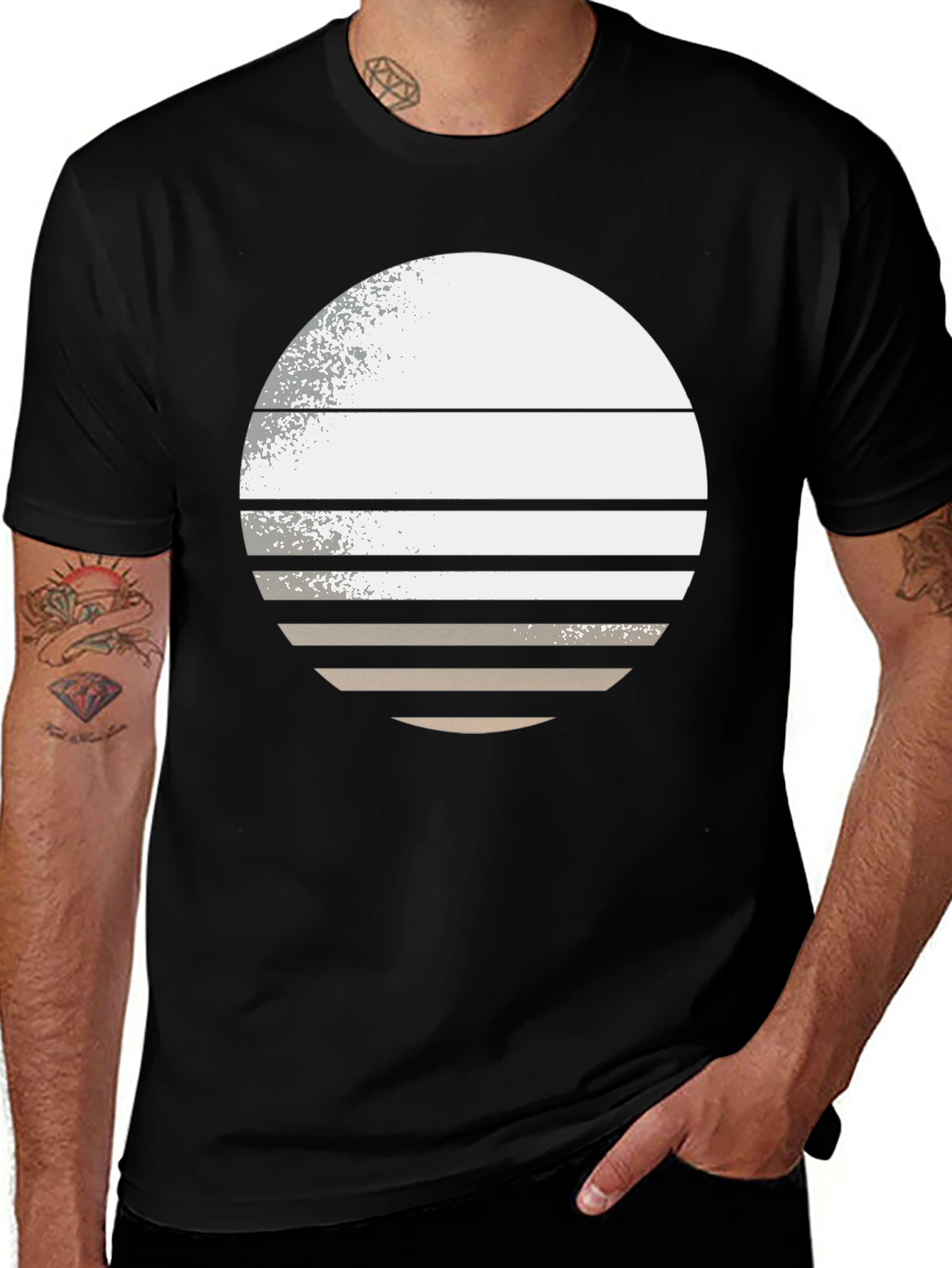 Retro Sunset Graphic T-Shirt - Modern Style