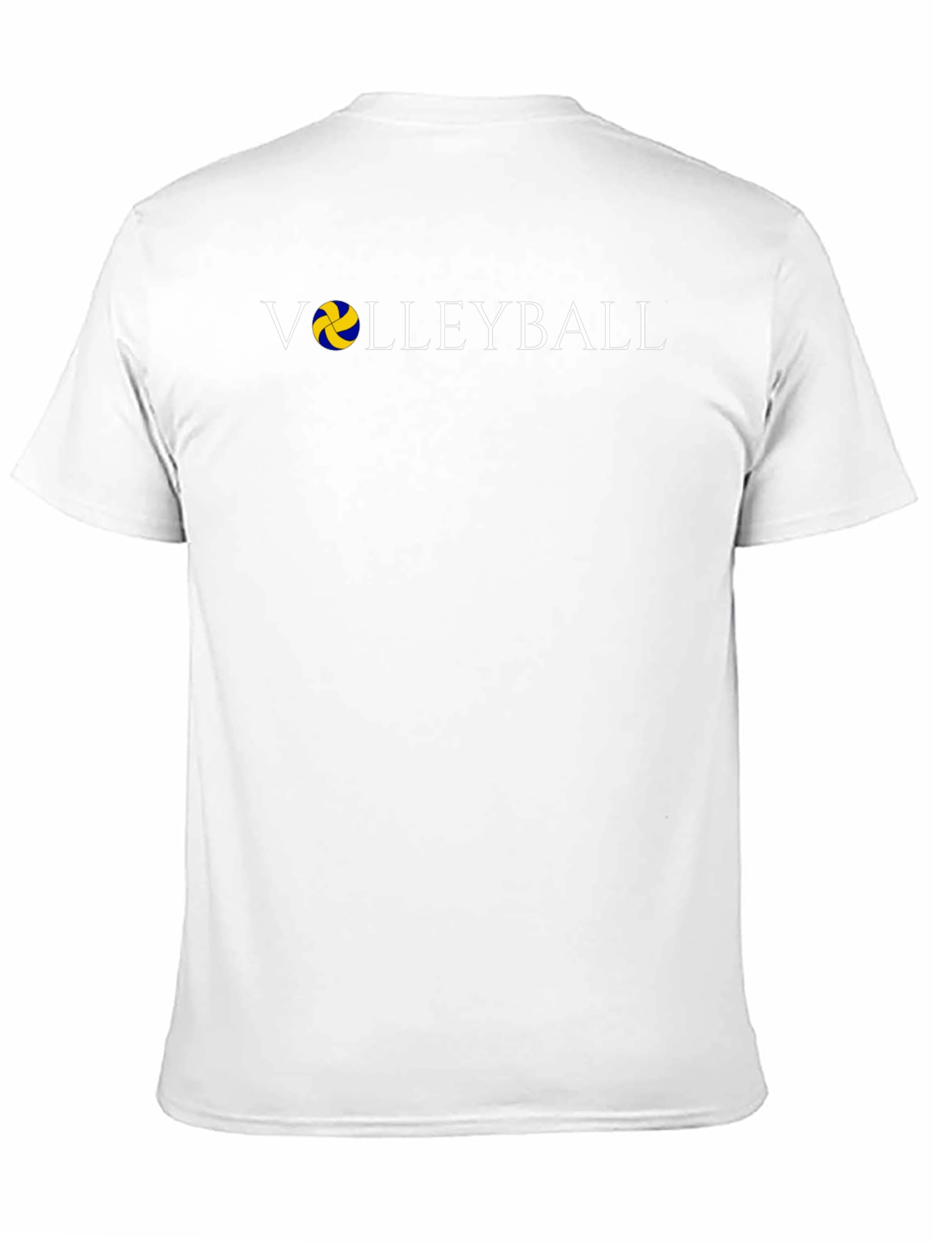 Volleyball Graphic Print Crew Neck Tee