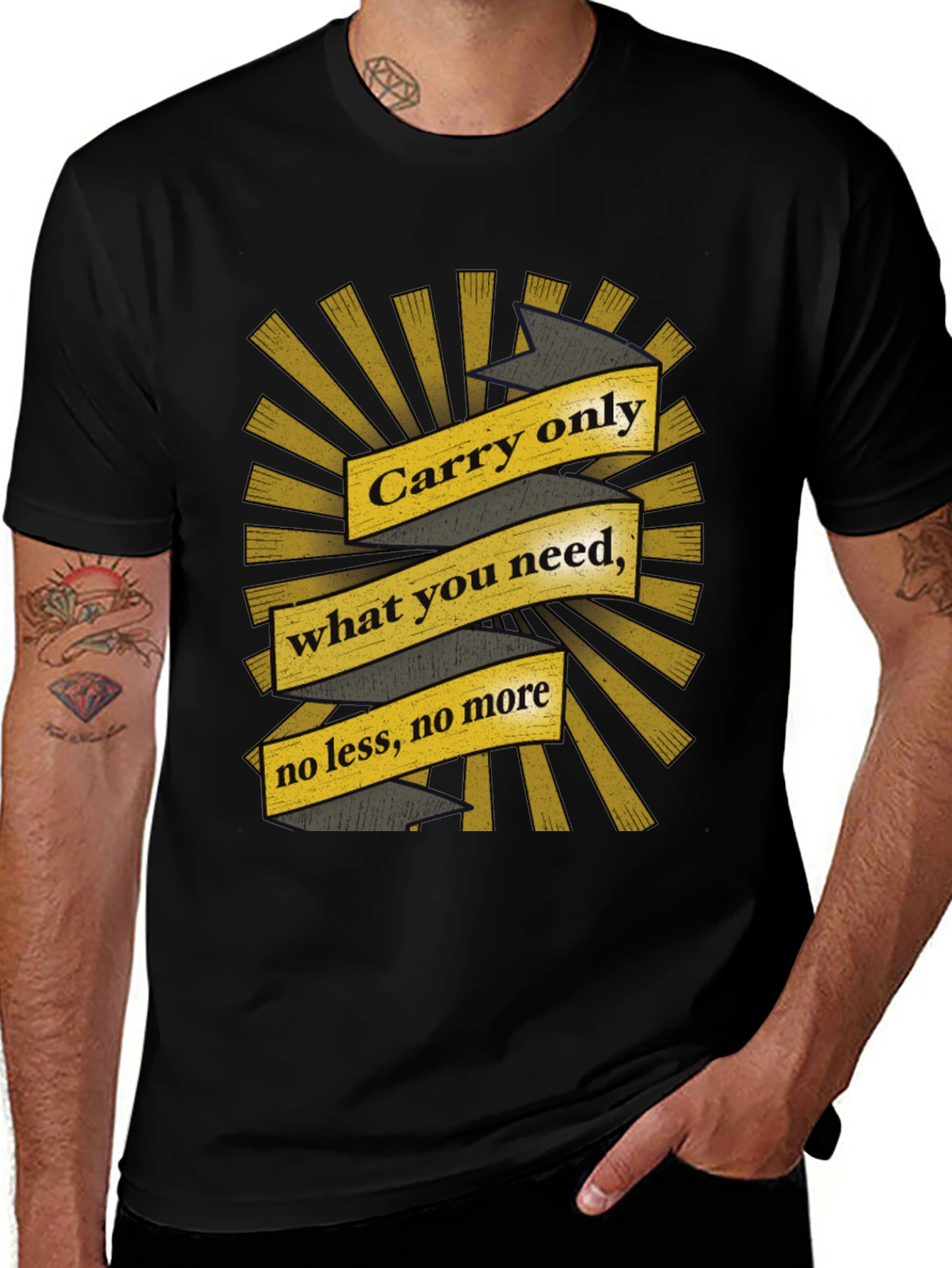 Carry Only What You Need Graphic Tee