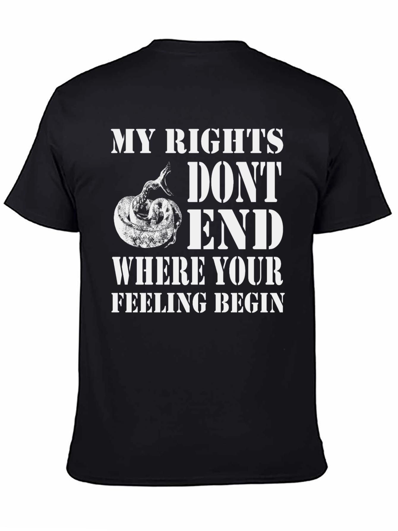 My Rights Dont End Graphic T-Shirt