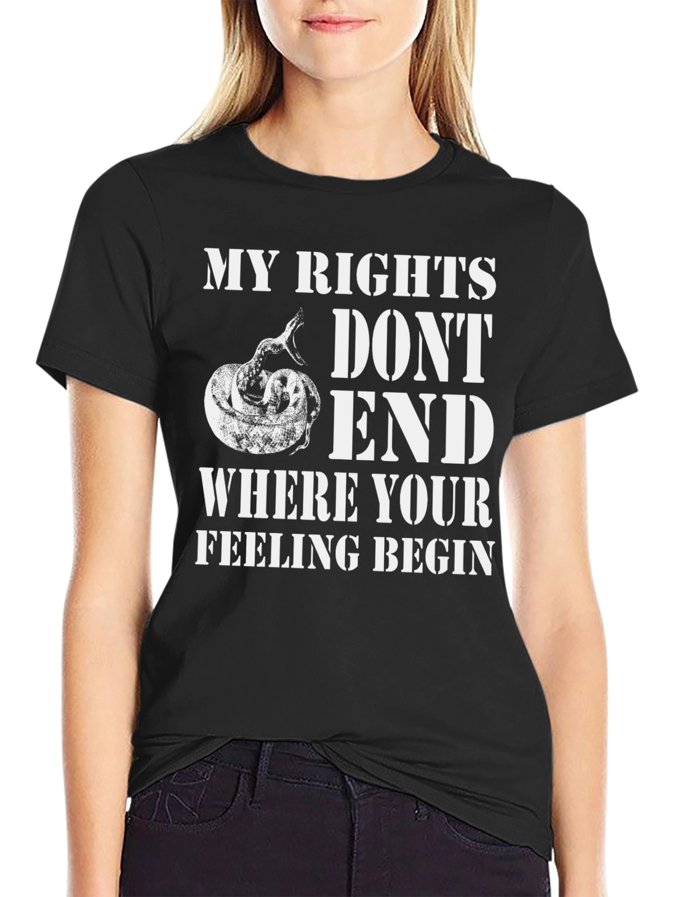 My Rights Dont End Graphic T-Shirt