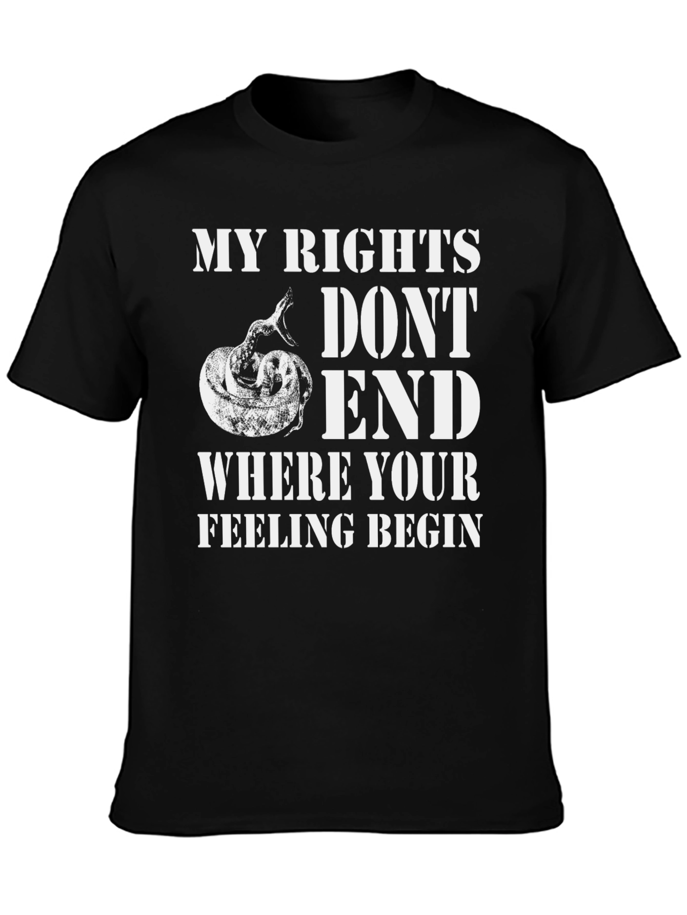 My Rights Dont End Graphic T-Shirt
