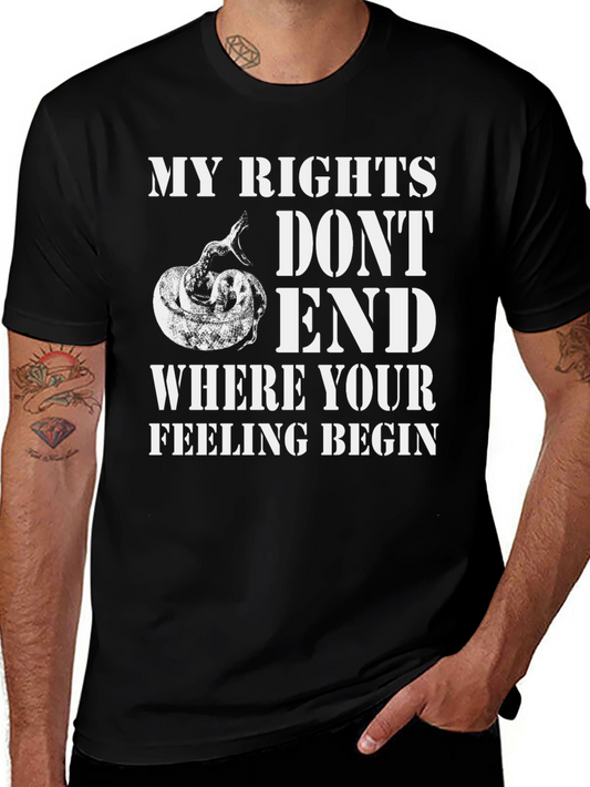 My Rights Dont End Graphic T-Shirt
