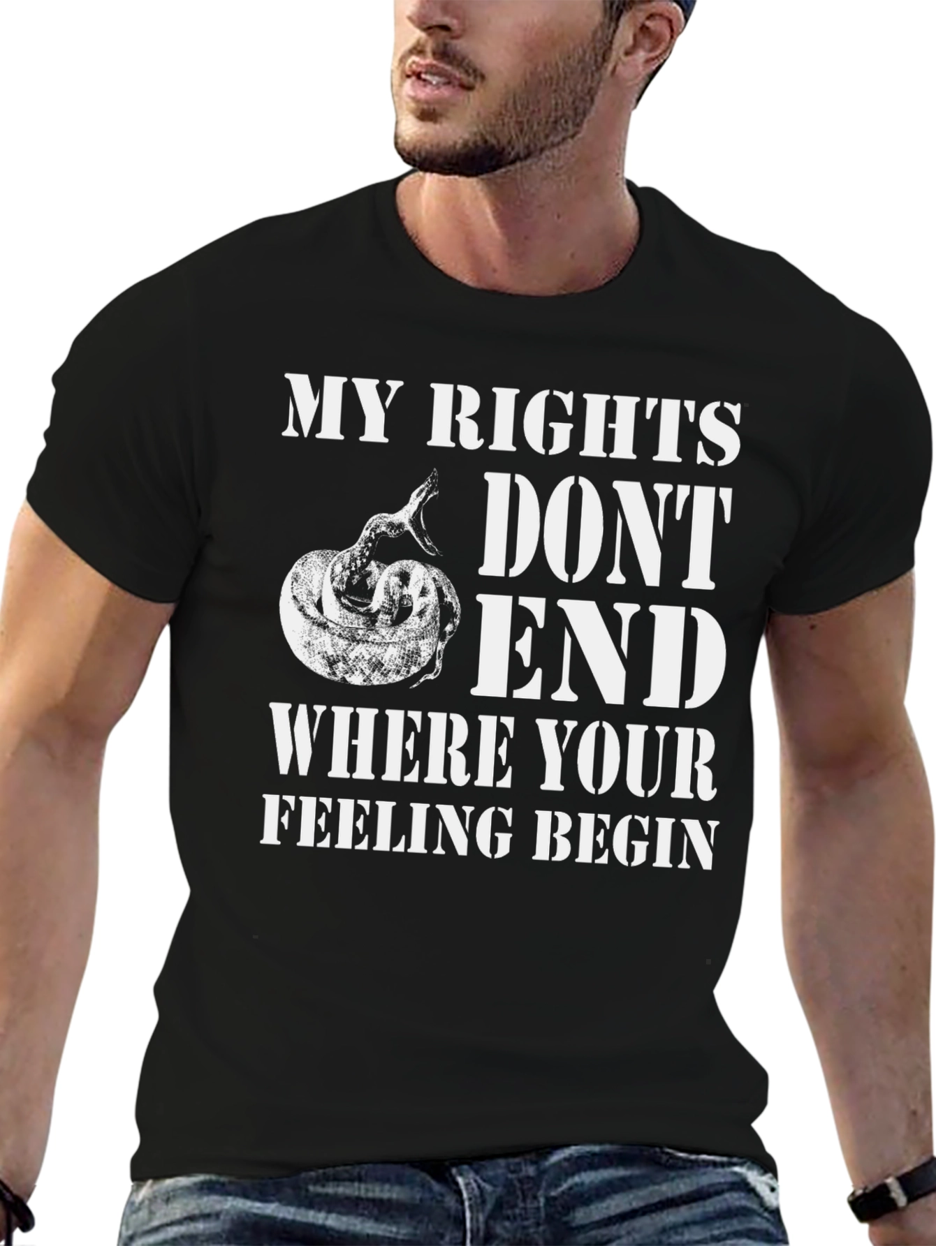 My Rights Dont End Graphic T-Shirt