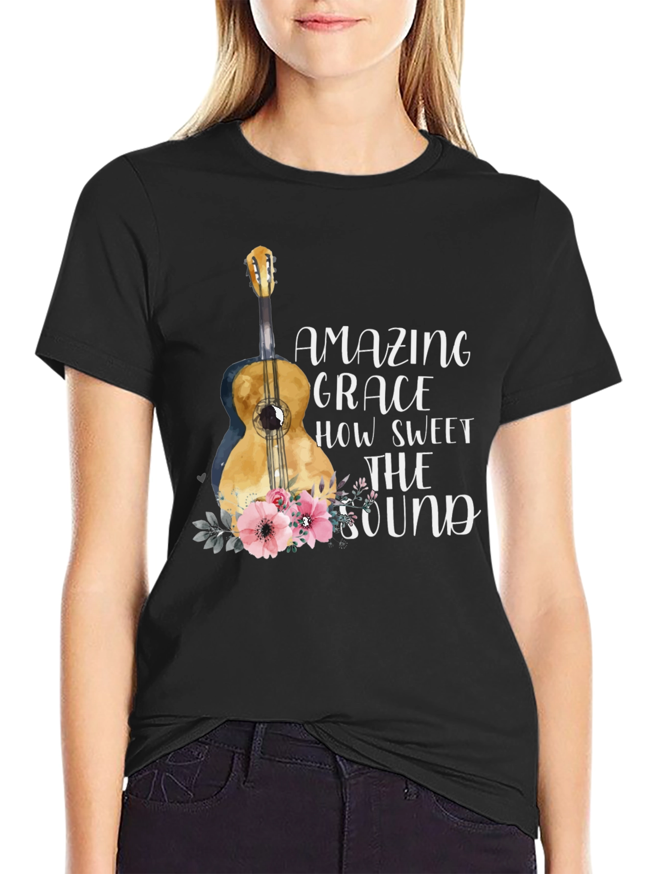Amazing Grace Guitar Graphic Tee