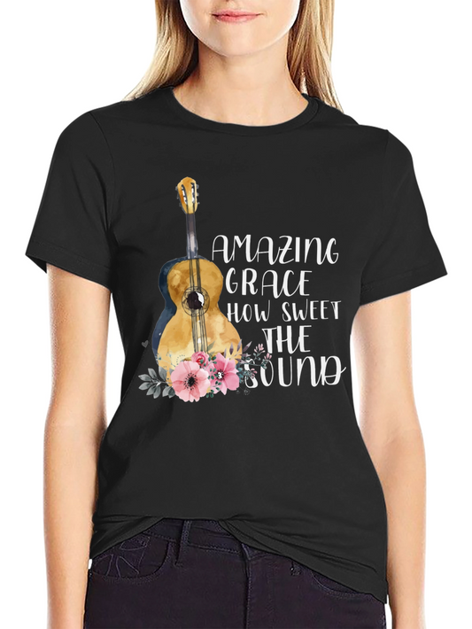 Amazing Grace Guitar Graphic Tee