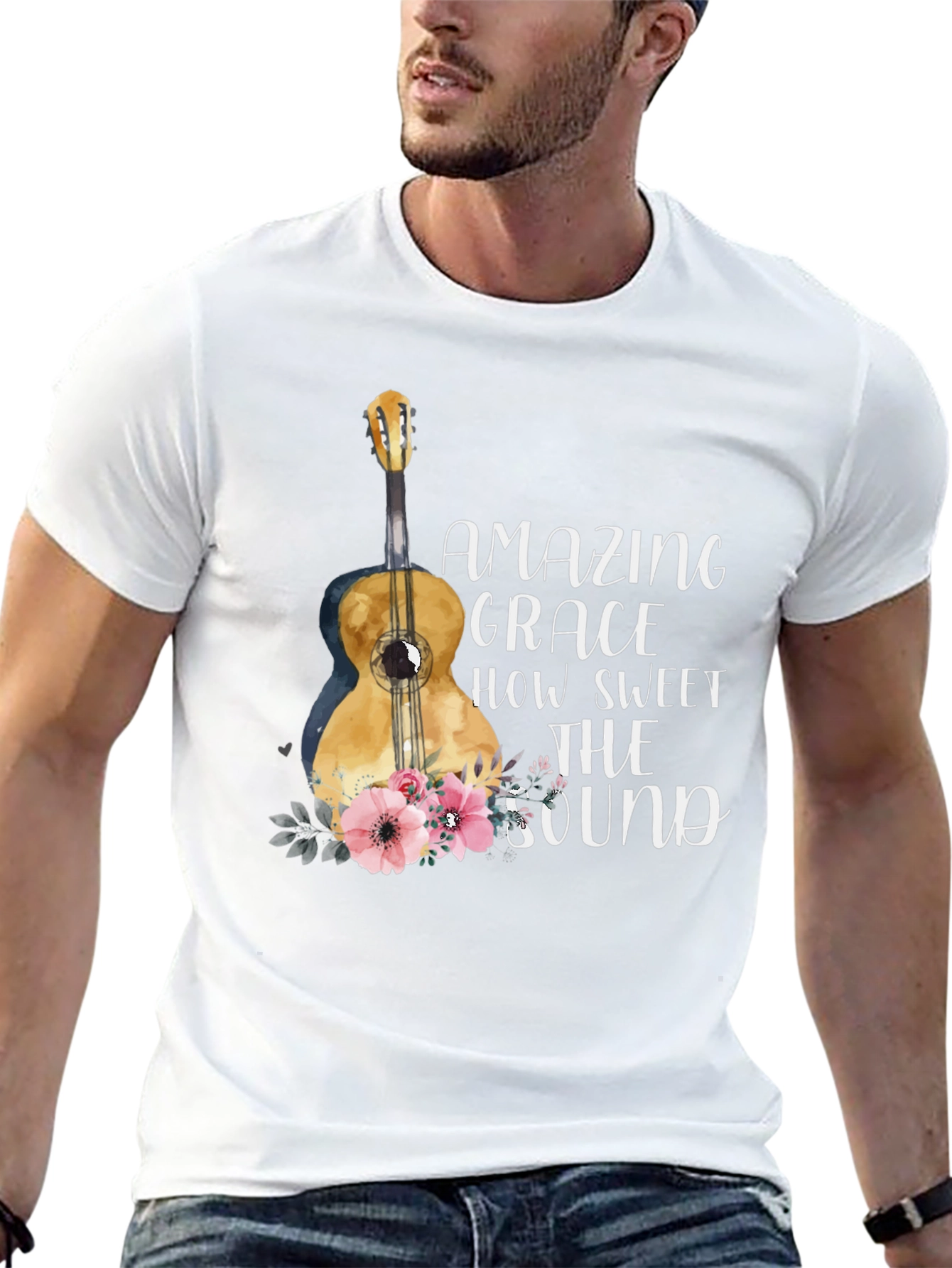 Amazing Grace Guitar Graphic Tee