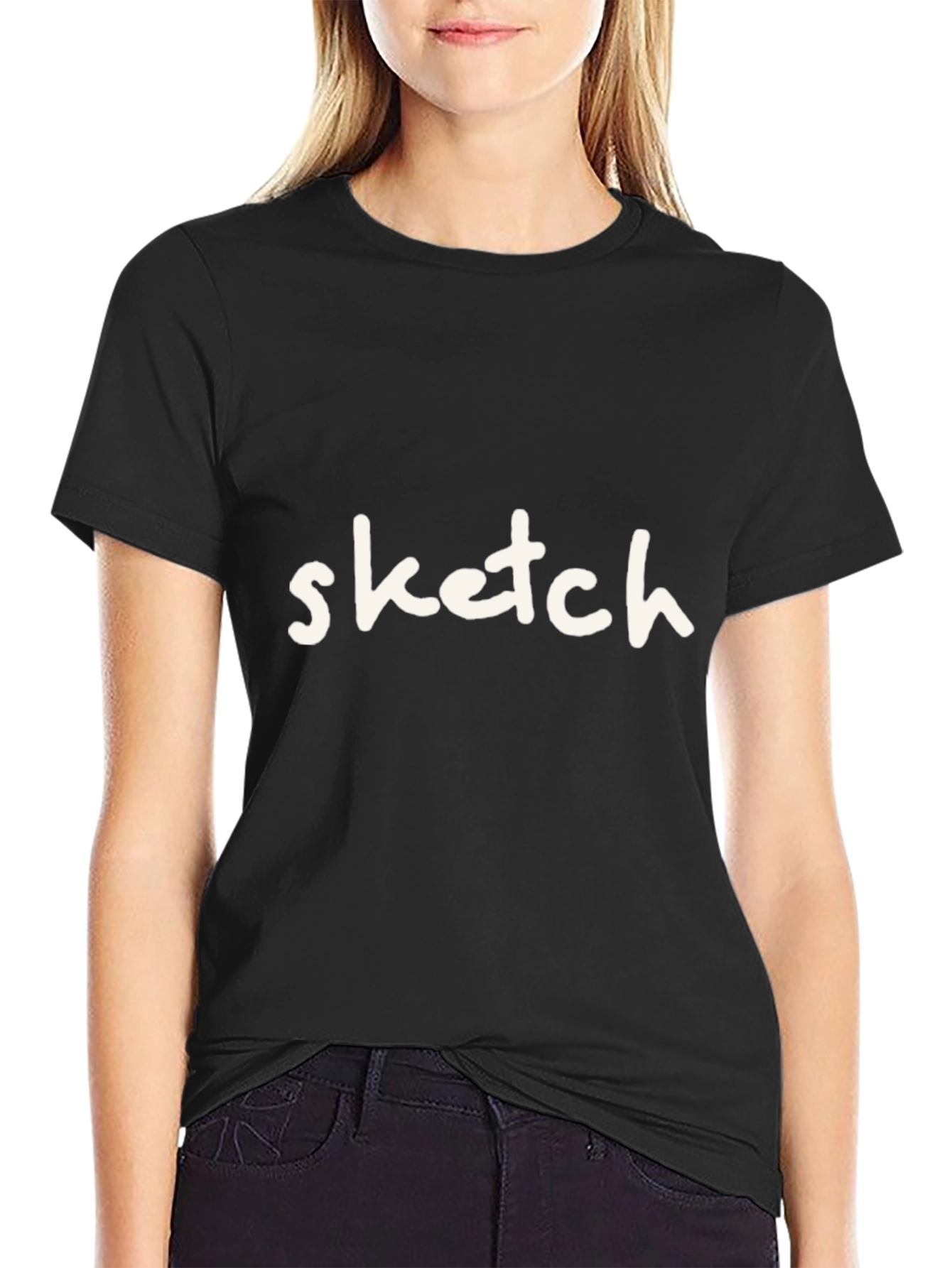 Sketch Graphic Tee - Modern Casual T-Shirt